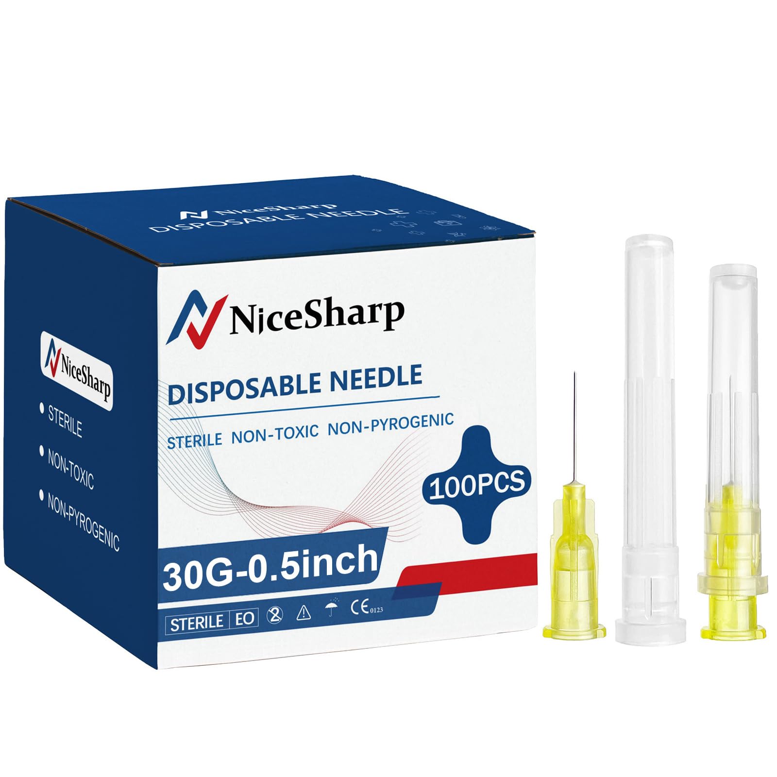 Photo 1 of 100PCS 30Ga 1/2 inch Needle Lab Accessories, Refilling Inks,Individually Packaged