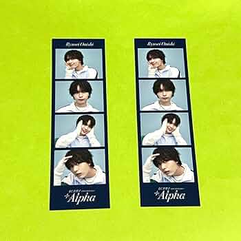 なにわ男子　+Alpha フォトカード　大西流星 Amazon.co.jp: なにわ男子 大西流星 +Alpha フォトカード 2枚