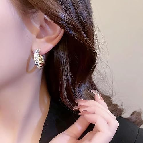 Miniatura 4 de Aretes de aro de actividad linfática, aretes de cristales para adelgazar, aretes de drenaje linfático para pérdida de peso