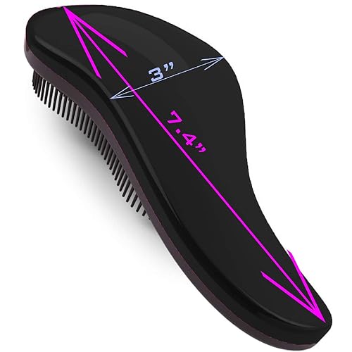 Miniatura 4 de 79STYLE 3 piezas de cepillo desenredante Naturals desenredante peine para el cabello se desliza a través sin dolor sin enredos para mujeres hombres,