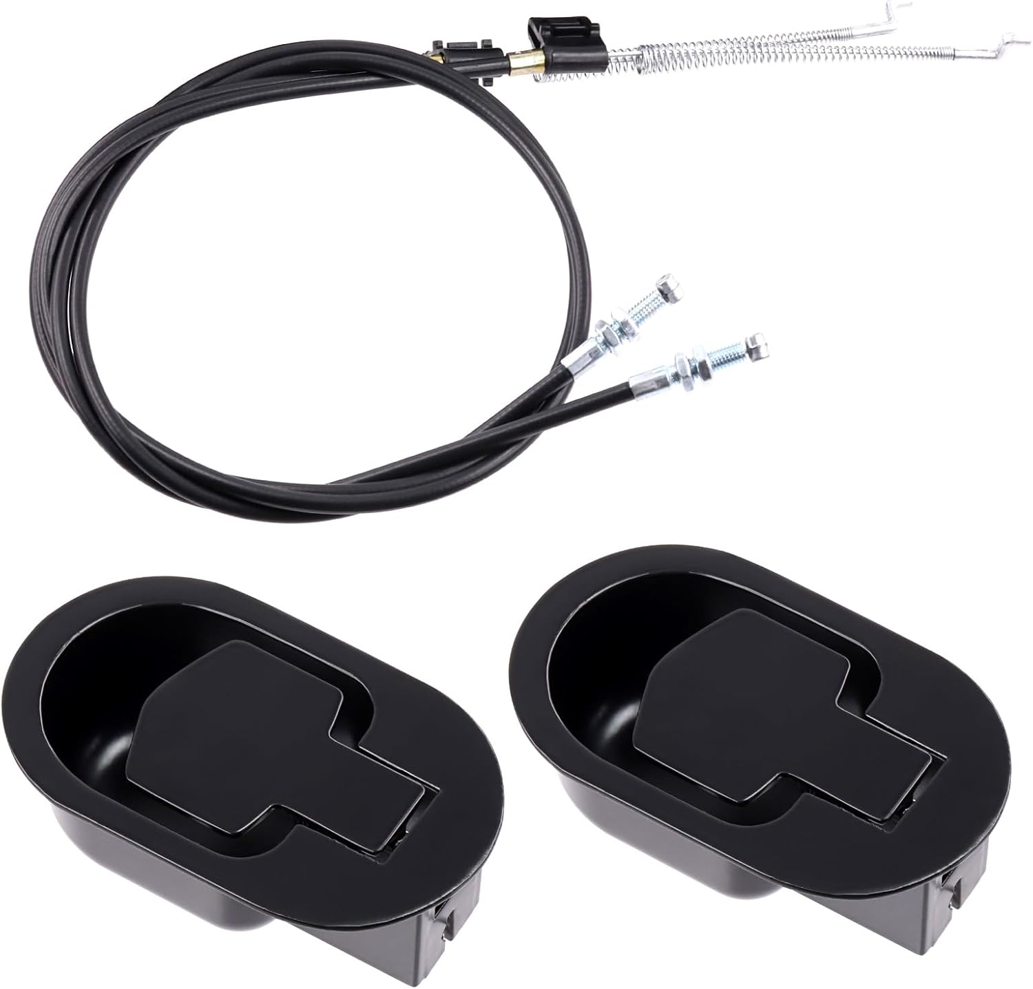 Rustark 2 Sets Metal Recliner Replacement Parts with Cable, Universal