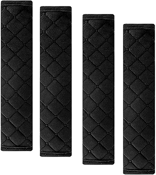 汽车安全带护垫软肩垫 黑色儿童成人适用