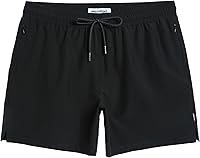 MaaMgic Men's 5" Quick Dry Swim Trunks: Stretch Beach Shorts with Mesh Lining & Zip Pockets