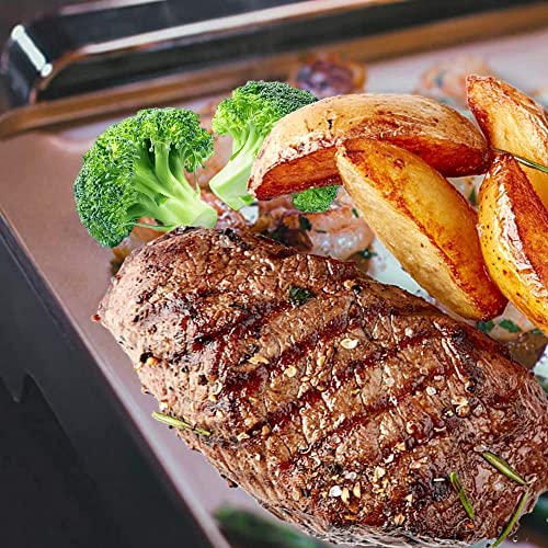 Extra-Large Nonstick Ceramic Electric Griddle - Make Up To 12 Pancakes Or Eggs At Once #TOP4