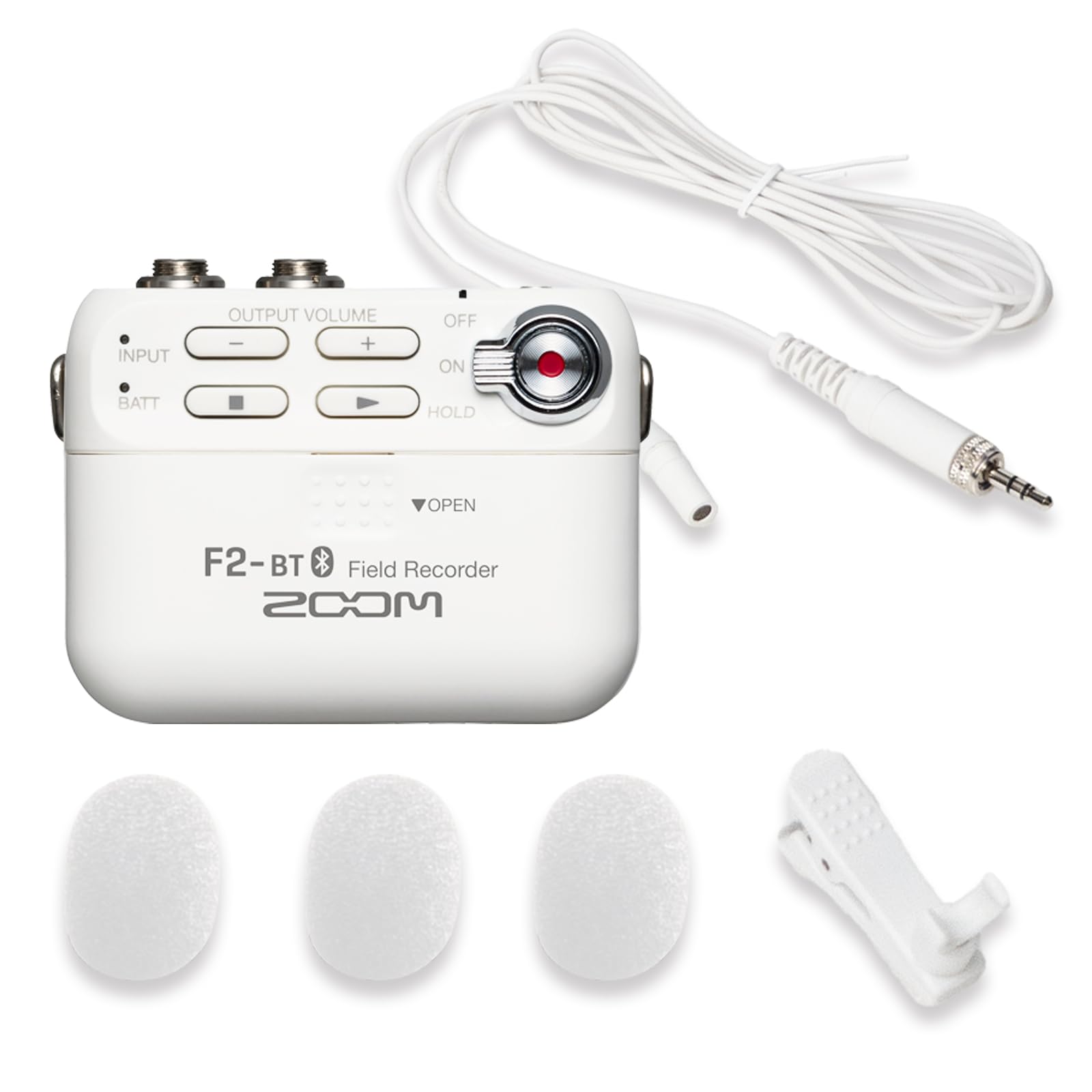 Amazon | ZOOM ズーム 超小型 フィールドレコーダー F2-BT/W 32bit