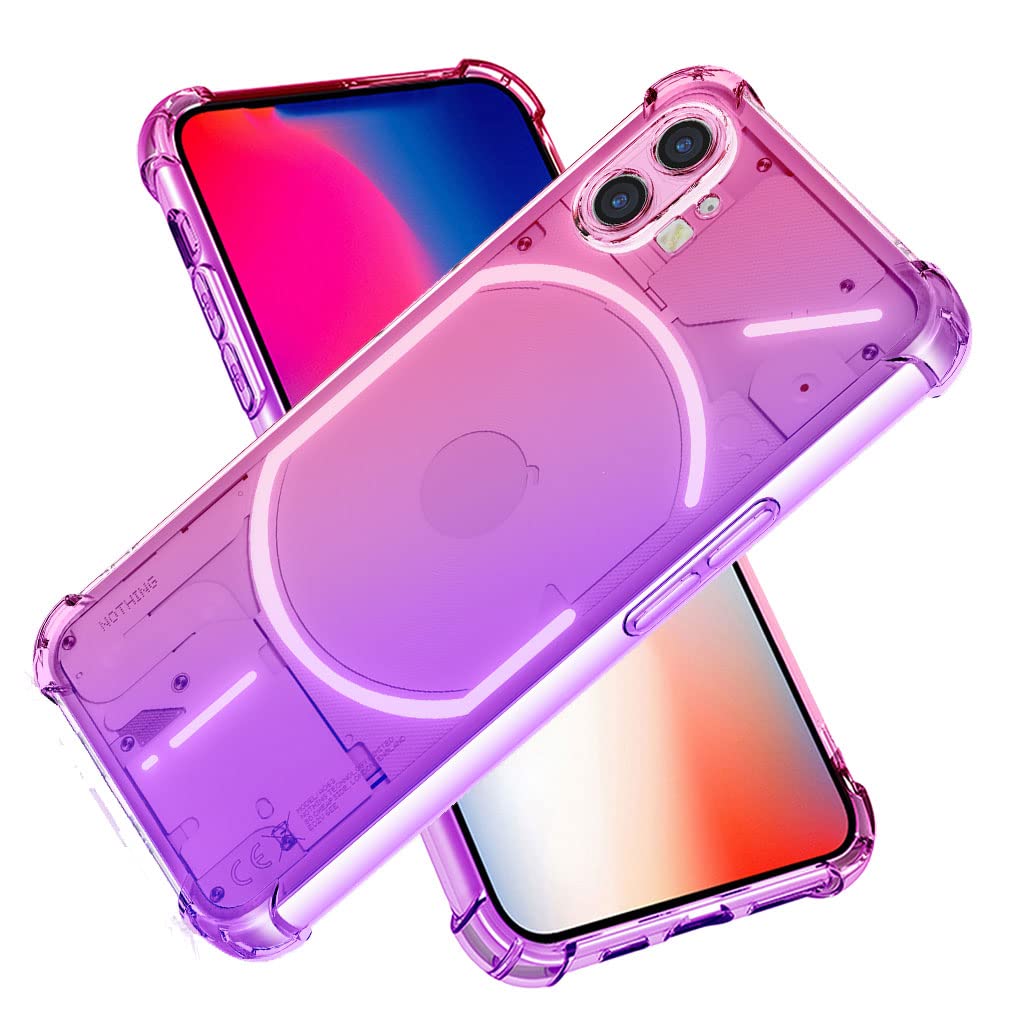 Nothing Phone 2 Funda IVoler Cover Per Xiaoi Redi 13C / Poco C65, Custodia Trasparente Per Assorbiento Degli Urti Material Gel Suave