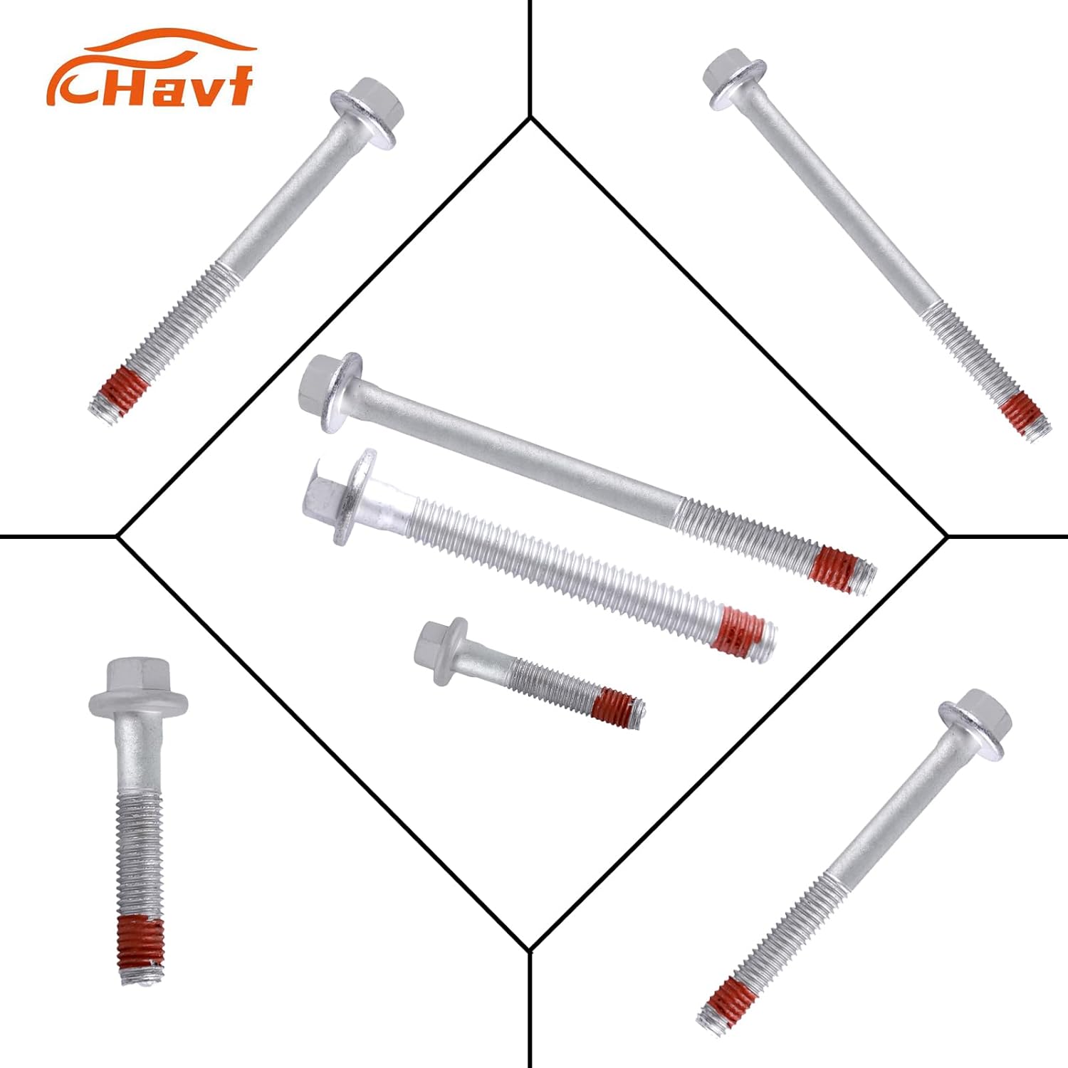 ES72173 Cylinder Head Bolts Set Compatible with Chevy Corvette Silverado GMC Sierra Yukon Cadillac Buick Hummer Pontiac Replaces ES72173