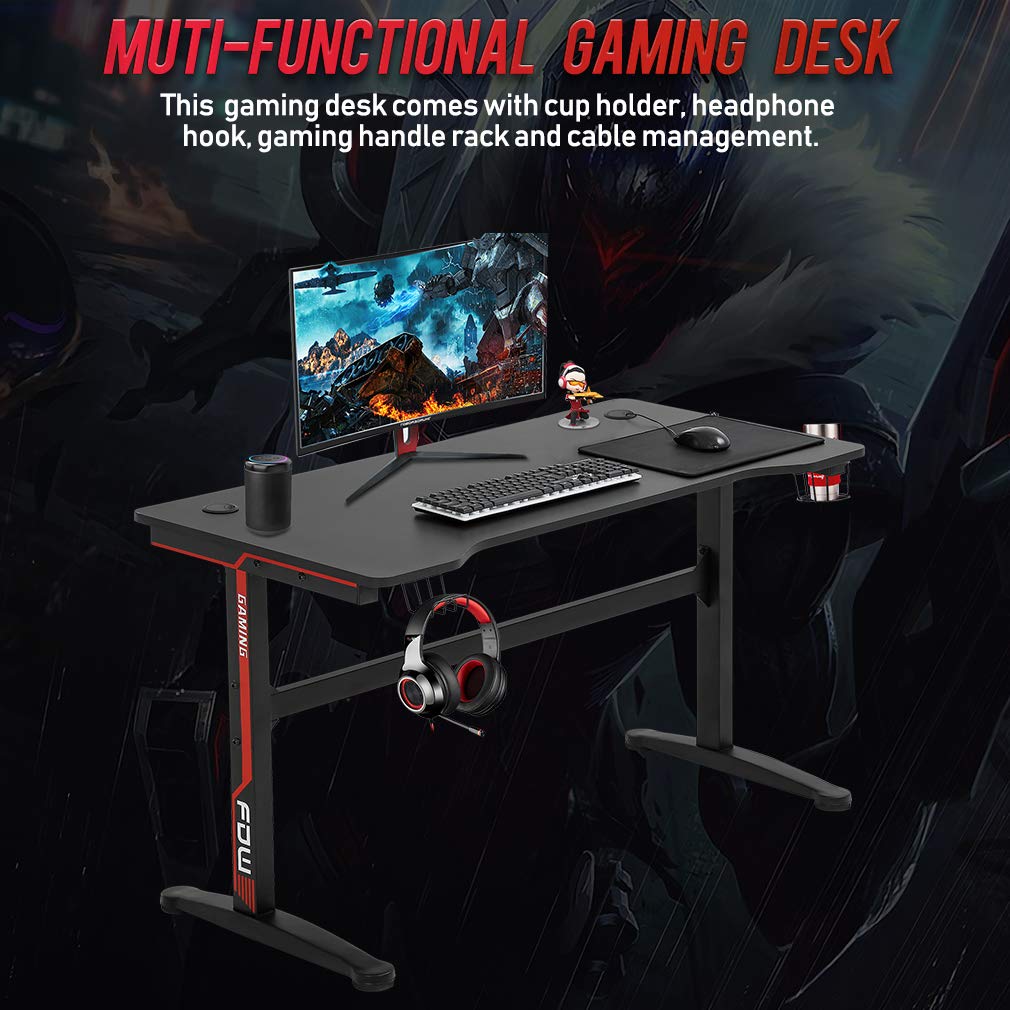 Buy Gaming Desk Computer Desk Home Office Desk Extra Large Modern
