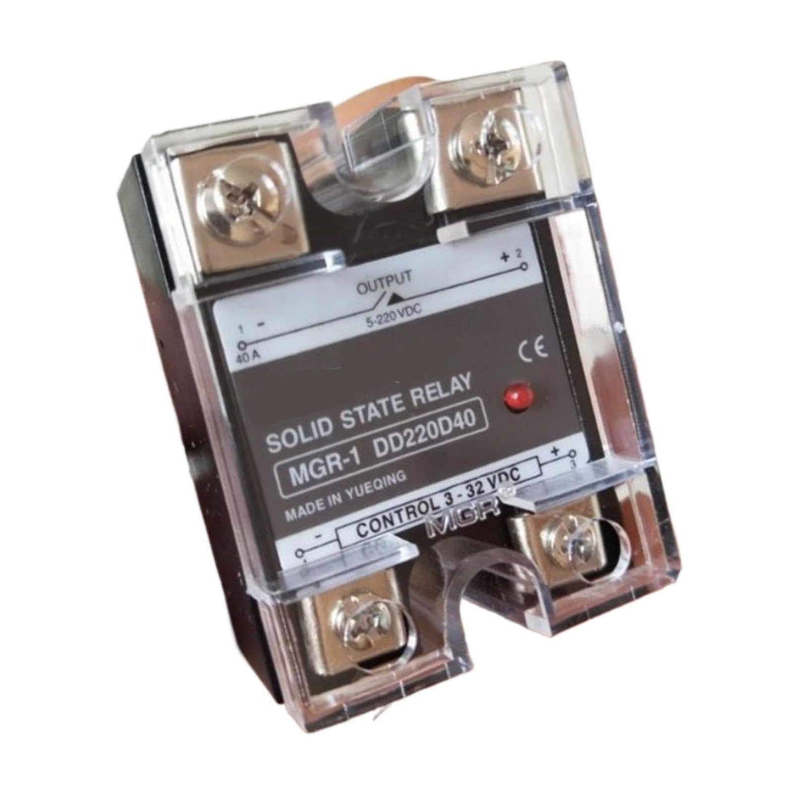 Relais à semi-conducteurs 40A NISZA MGR-1 DD220D40 pour contrôle DC 24-220V