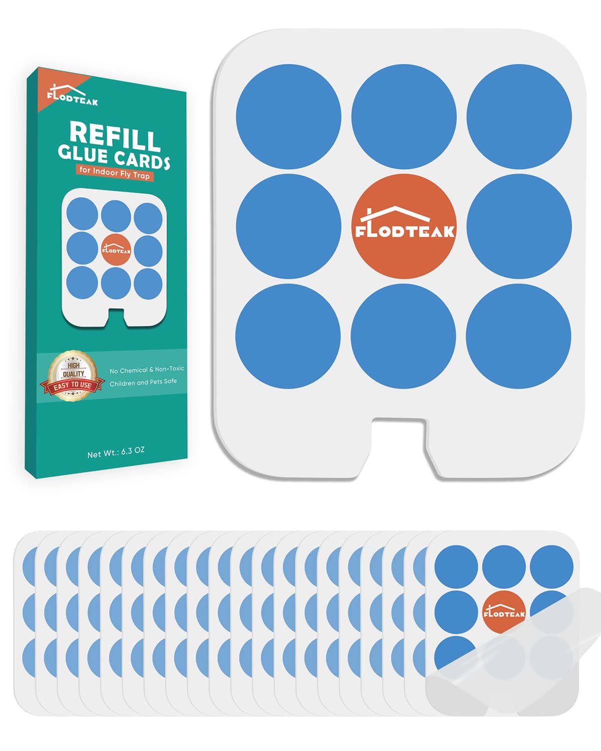 Mosquito Trap Glue Board Refills for Safer Home SH502 Indoor, Sticky Glue Boards for Dynatrap DT3005W Dot Plug-in Fly Insect Trap, Replacement Refill Pads for Mosquito Killer, 20 Pack