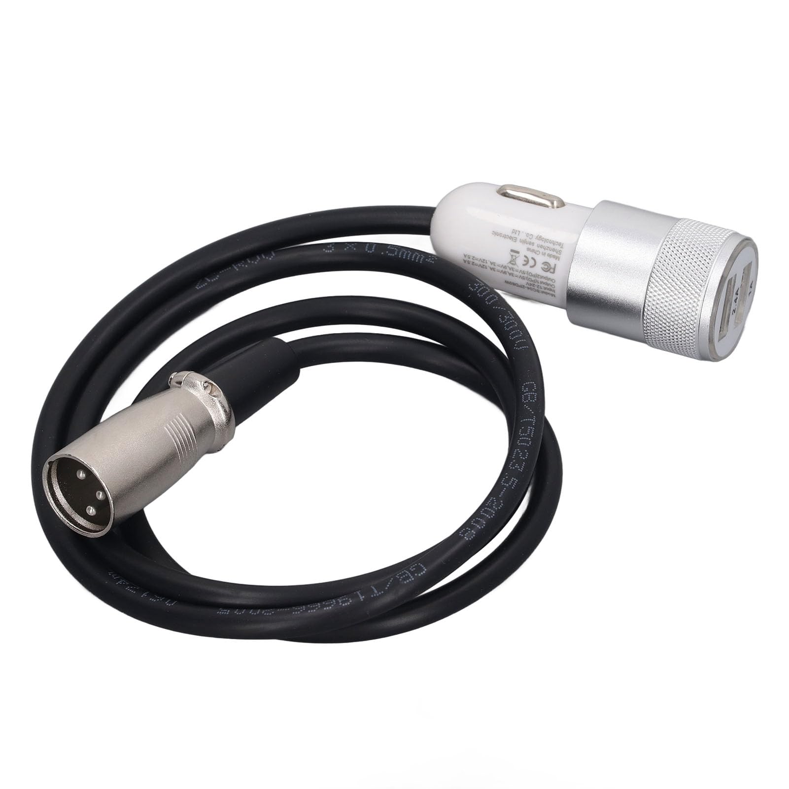 Elektryczny Kontroler Typu Joystick na Wózku Inwalidzkim Kabel ładujący BC04 2PD60W 12 do 24 V Kabel do ładowania Joysticka dla Wózków Inwalidzkich Szybka Linia ładowania Akcesoria