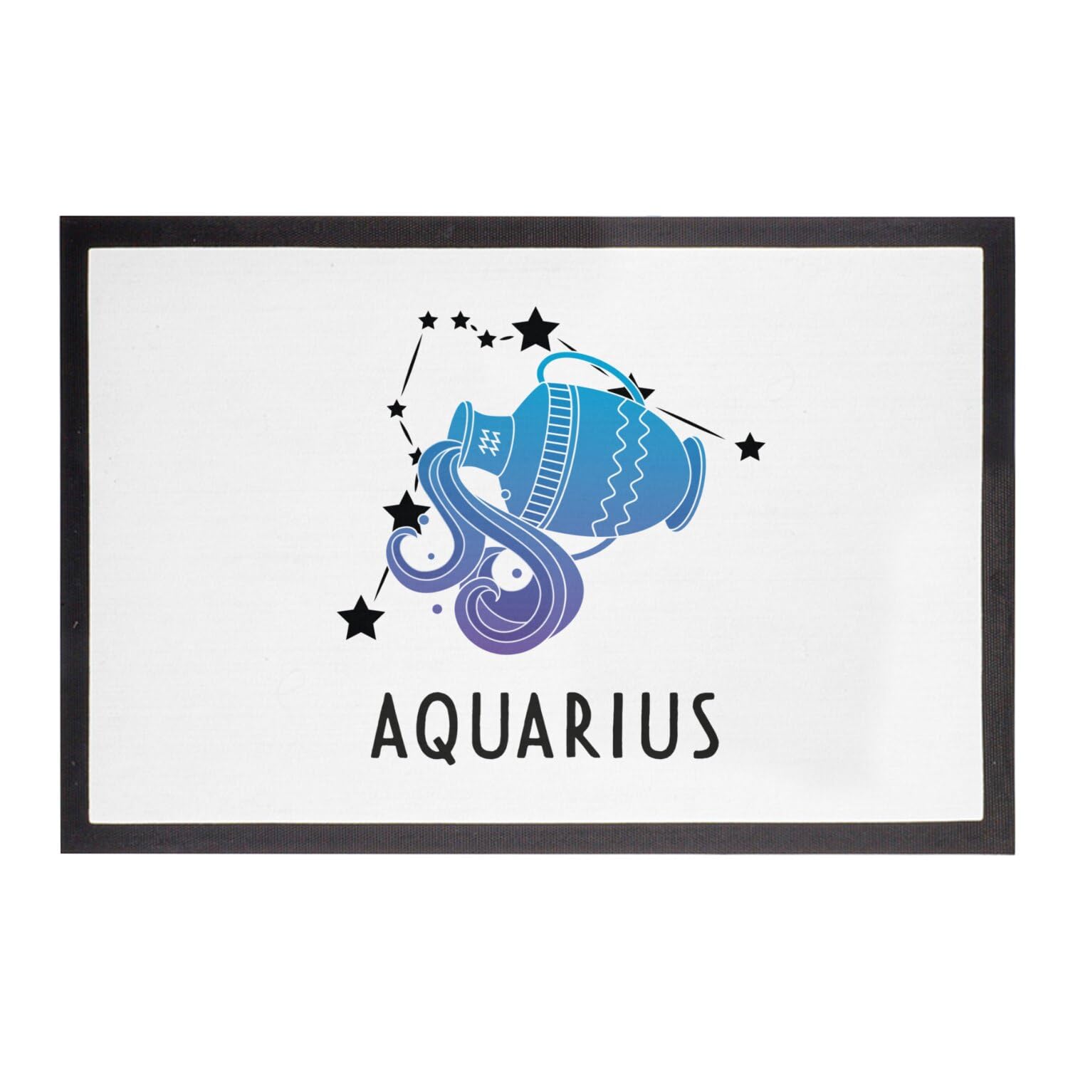 Paillasson blanc Aquarius pour sublimer la décoration feng shui de votre entrée