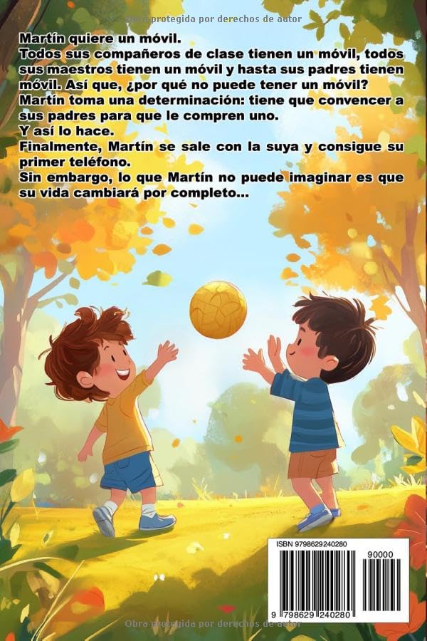 Miniatura 2 de No quiero estar sin móvil! Libro infantil - Martín recibe su primer teléfono (Spanish Edition)