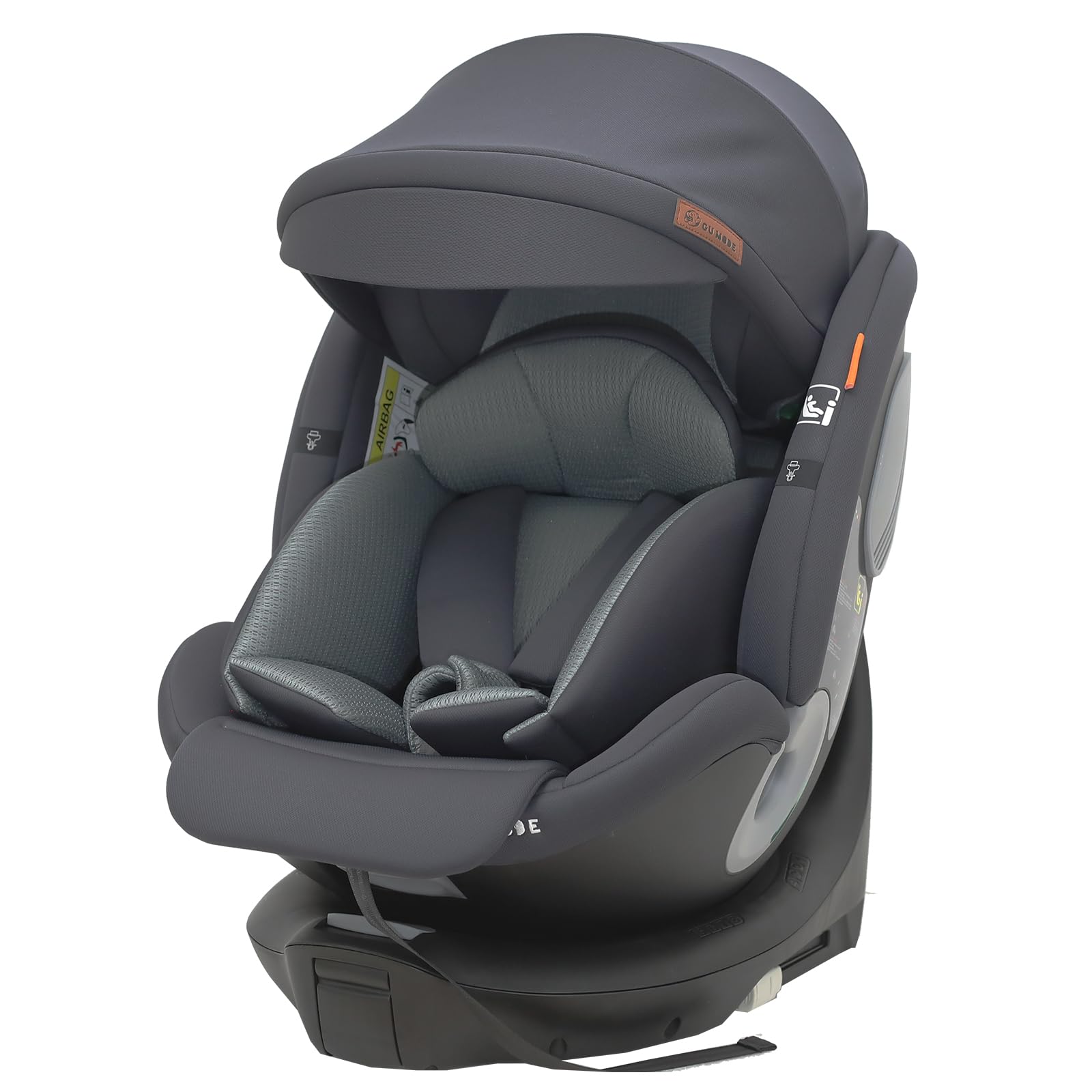 【新品】GU MODE 車用チャイルドシート 360度回転　ブラウン Amazon | GU MODE チャイルドシート ジュニアシート 新生児～12