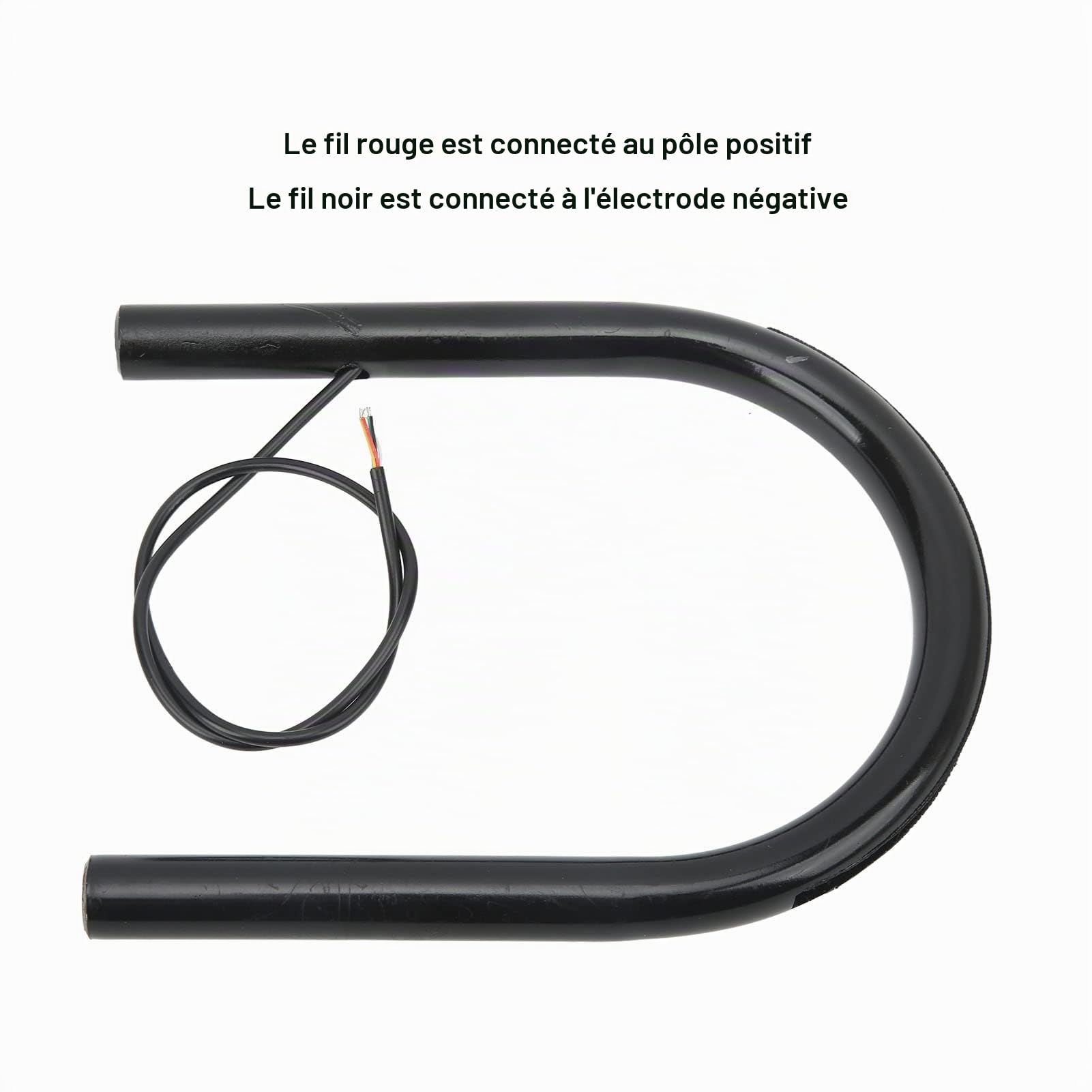 Qiilu Cerceau de Cadre de Siège Arrière de Moto avec Lumière LED pour CB125 CB175 CB200 CB350 CB360 CB400 Remplacement de Boucle de Siège de Moto Cafe Racer(230mm/9.1in)