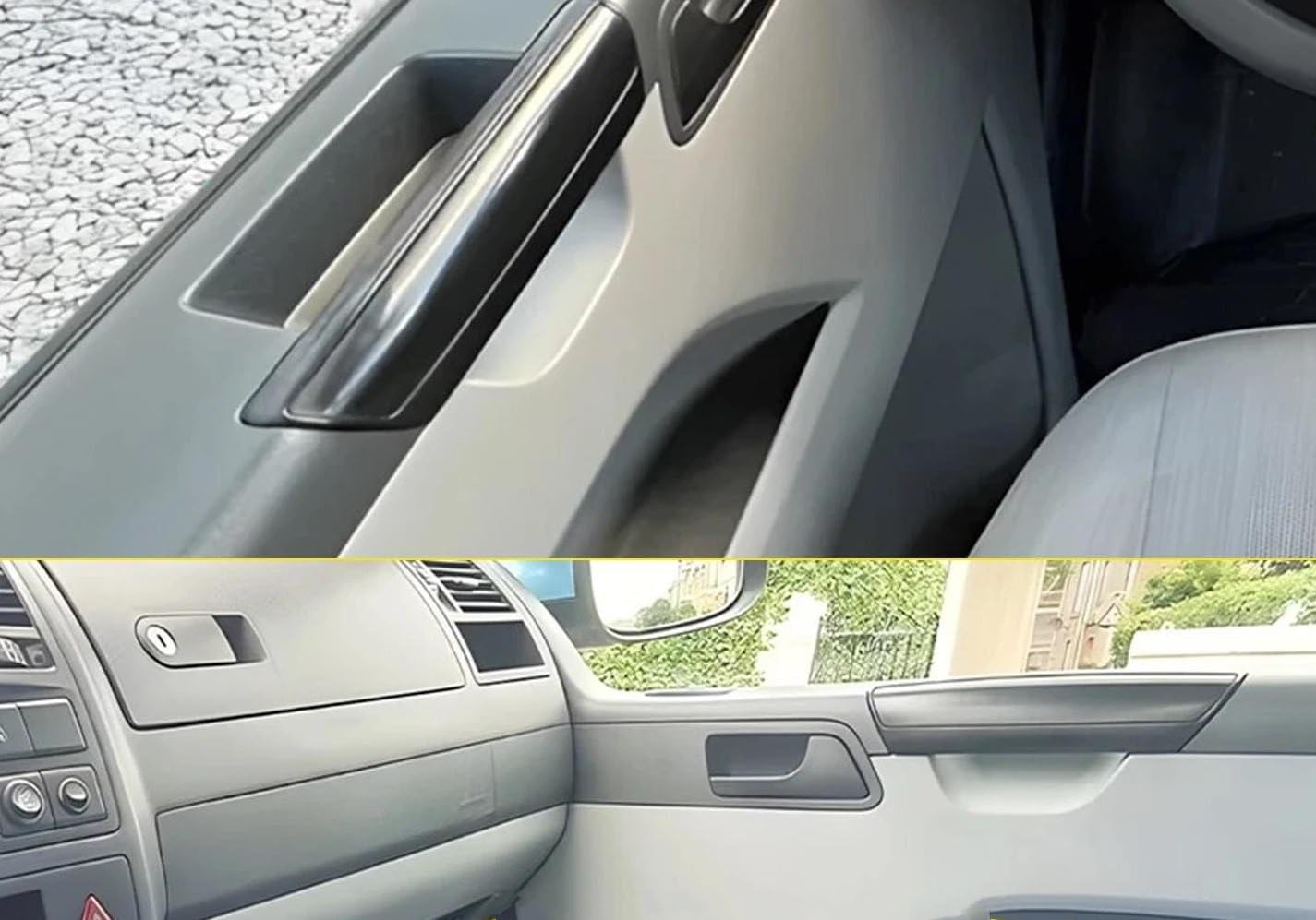 1 Set Maniglia Pannello Interno Porta Sinistra E Destra 7H0867179 7H0867180 Per VW Per Transporter T5 Per Multivan V 2009-2015