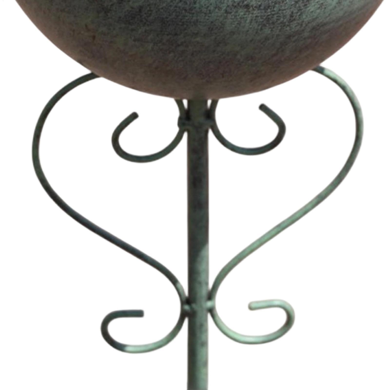 Bains d'oiseaux d'extérieur Vintage En Fer Antirouille Collector | Bain d'oiseau en métal Pour jardin, arrière-cour, cour, maison, parc, aménagement paysager, animaux, volière,