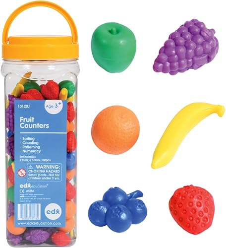 Learning Advantage 7111 paquete de 108 frutas de juguete
