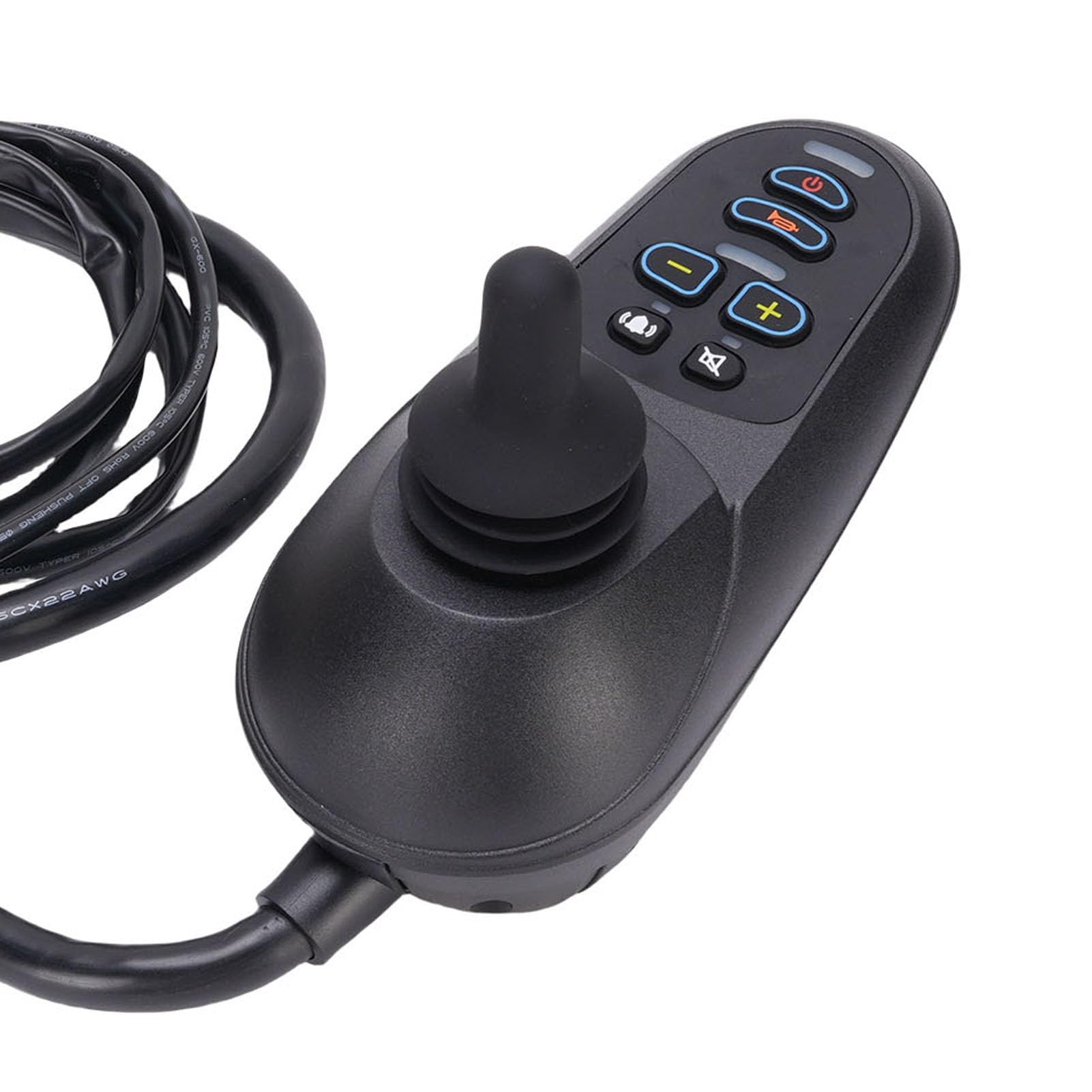 Spacnana Controlador de Joystick, Joystick Eléctrico ABS con Tecnología Hall, de 24 V CC para Robots Inteligentes y Equipos de Entretenimiento
