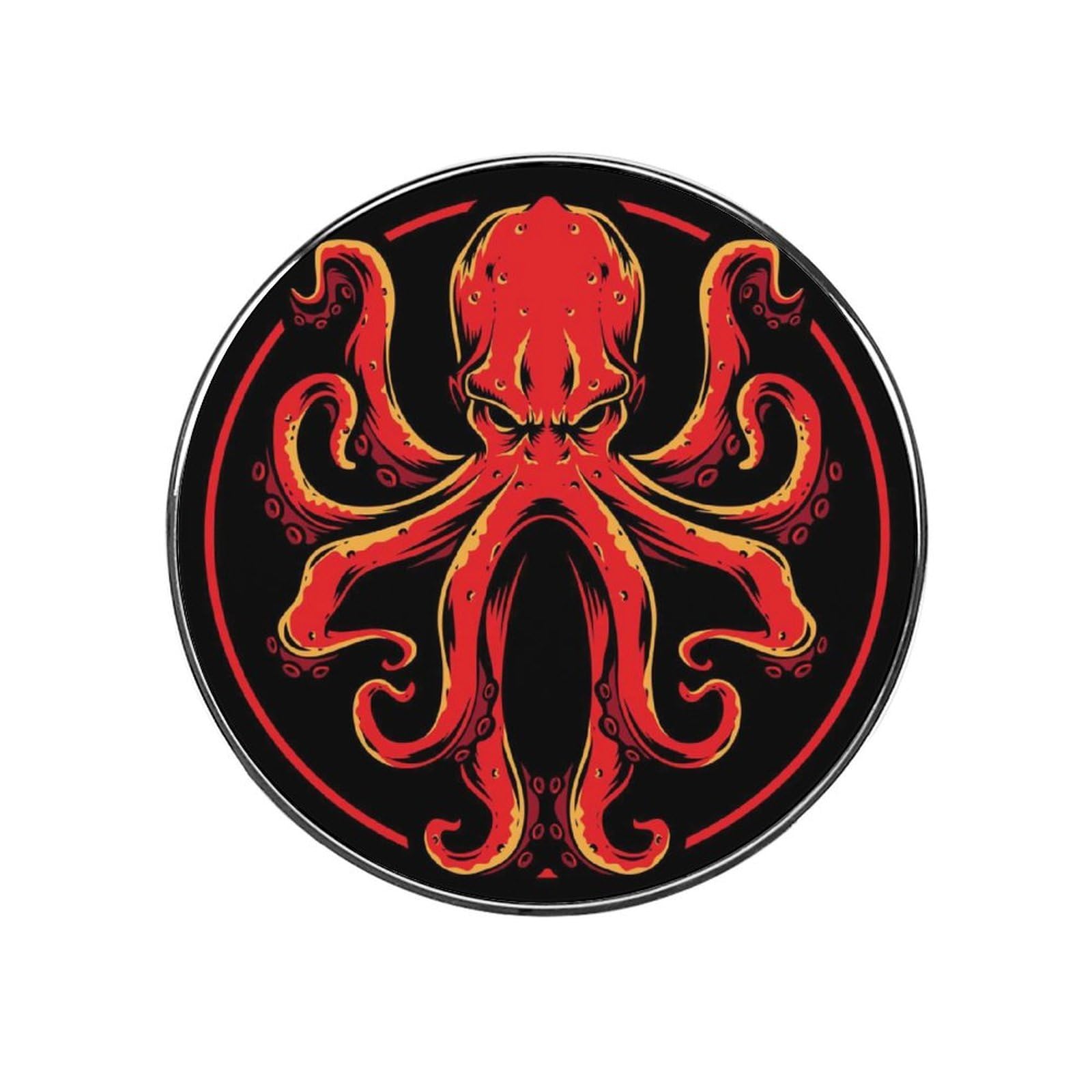 Red Octopus Magnets For Fridge Kitchen Decoration For Refrigerators Whiteboards