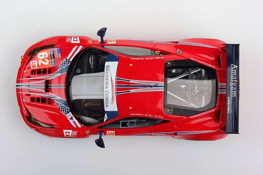1/43 フェラーリ 458 イタリア 2016 ルマン24H LM GTE Amazon.co.jp: ルックスマート 1/43 2016 フェラーリ458
