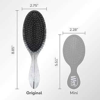Wet Brush Original Detangler Hair Brush, Black (Watercolor Waves), Ultra-Soft IntelliFlex Bristles, Detangling Bristles Glide Through Tangles (Wet Dry & Damaged Hair), Women & Men