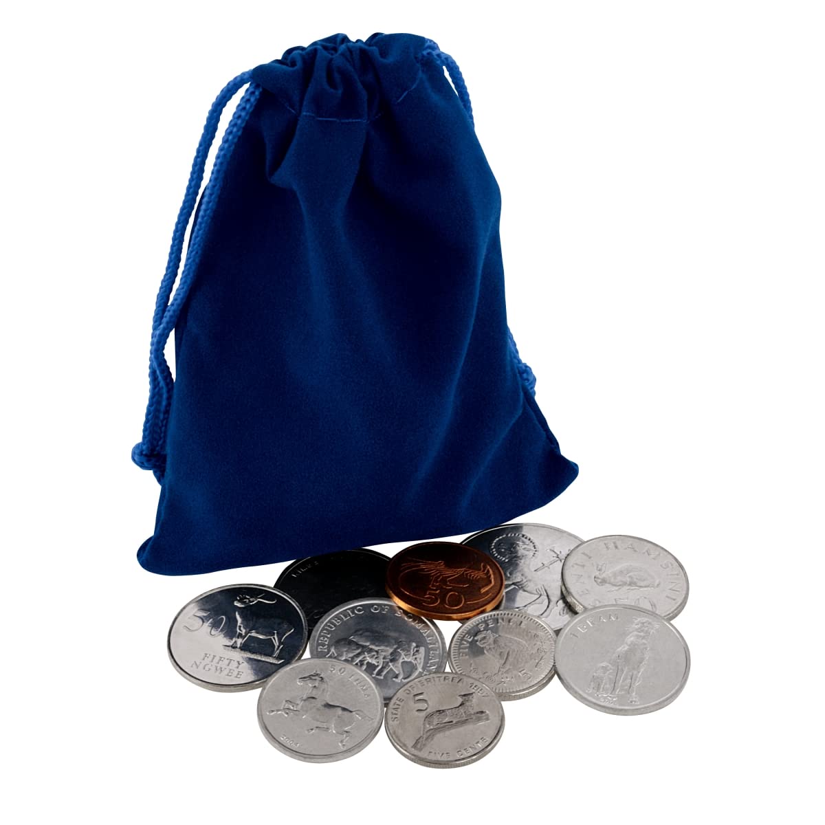 UPM Global 13907 Foreign Animal Coin Collection in Velvet Pouch