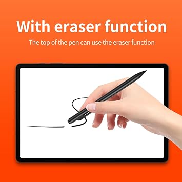 EMR with Eraser for Remarkable, 4096 Pressure Levels Digital Pen with 1.3mm Replacement Tips, Support Palm Rejection, Active Pens for Writing Drawing