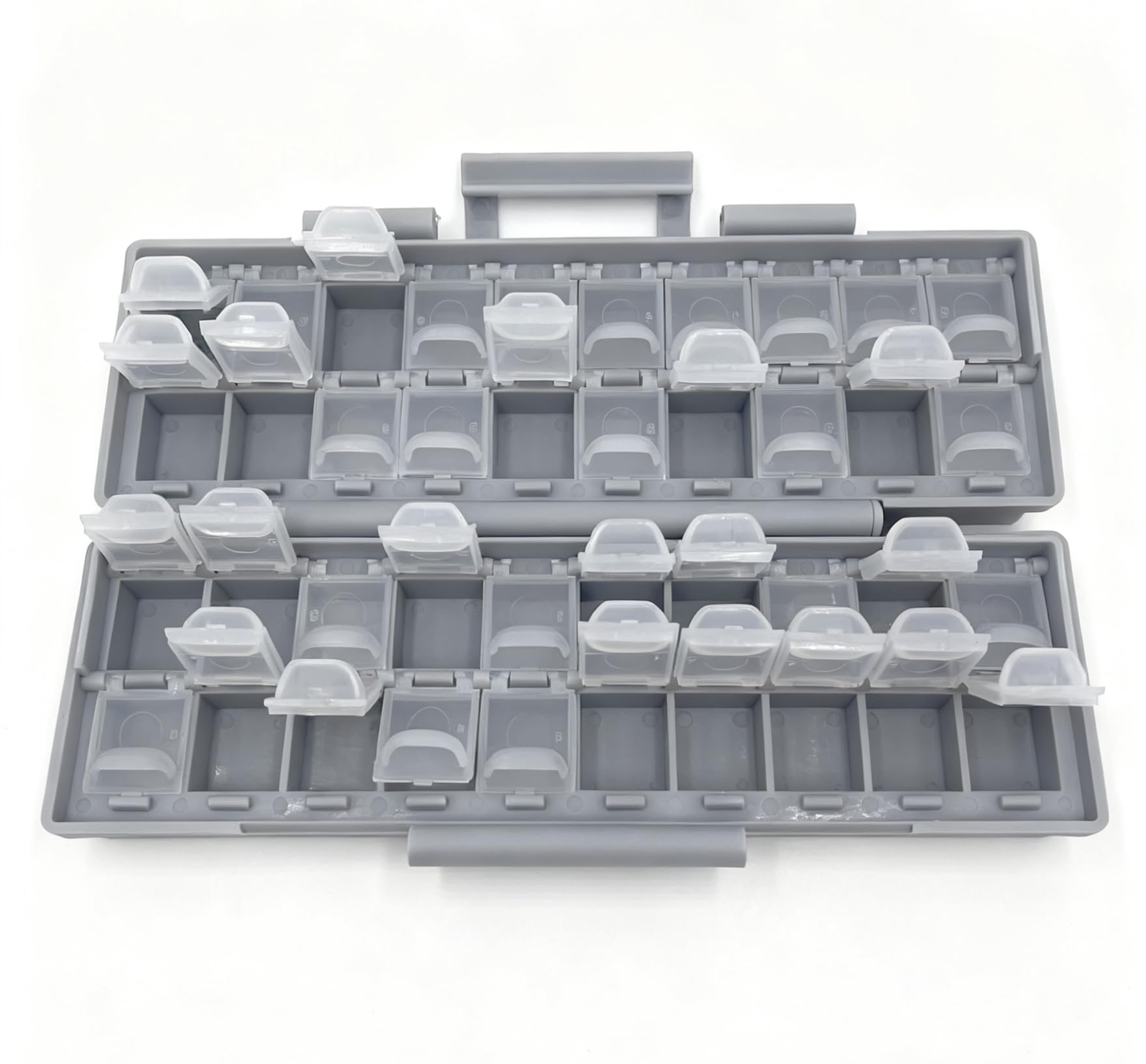4 units AideTek BOX-ALL 40 Individual Compartments Organizer The Flexible Solution for Mixed Small Parts