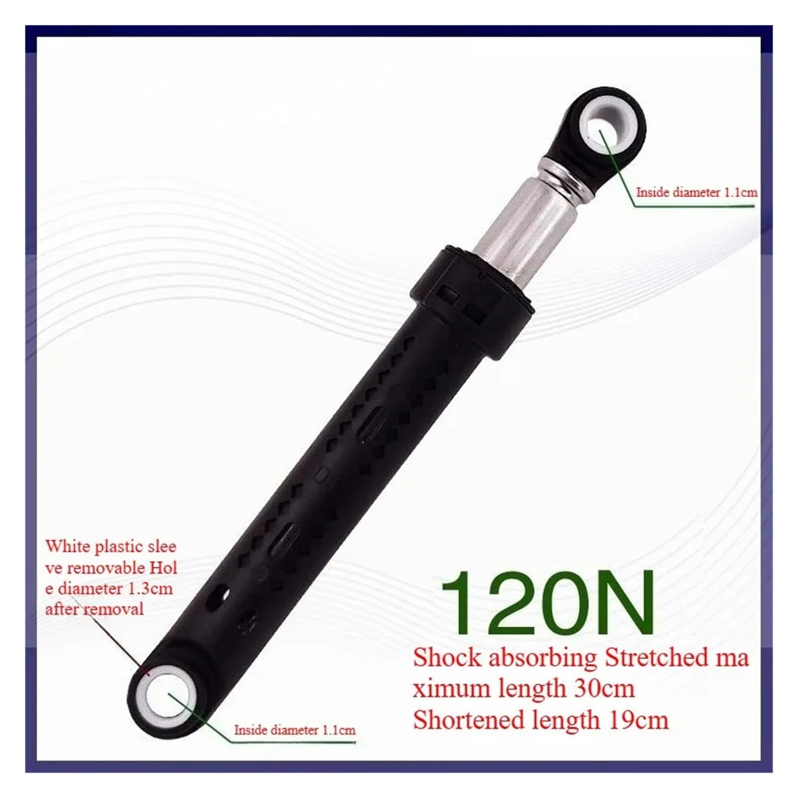 Amortiguador For Lavadora 120N, Compatible Con Jinling(1Pcs)