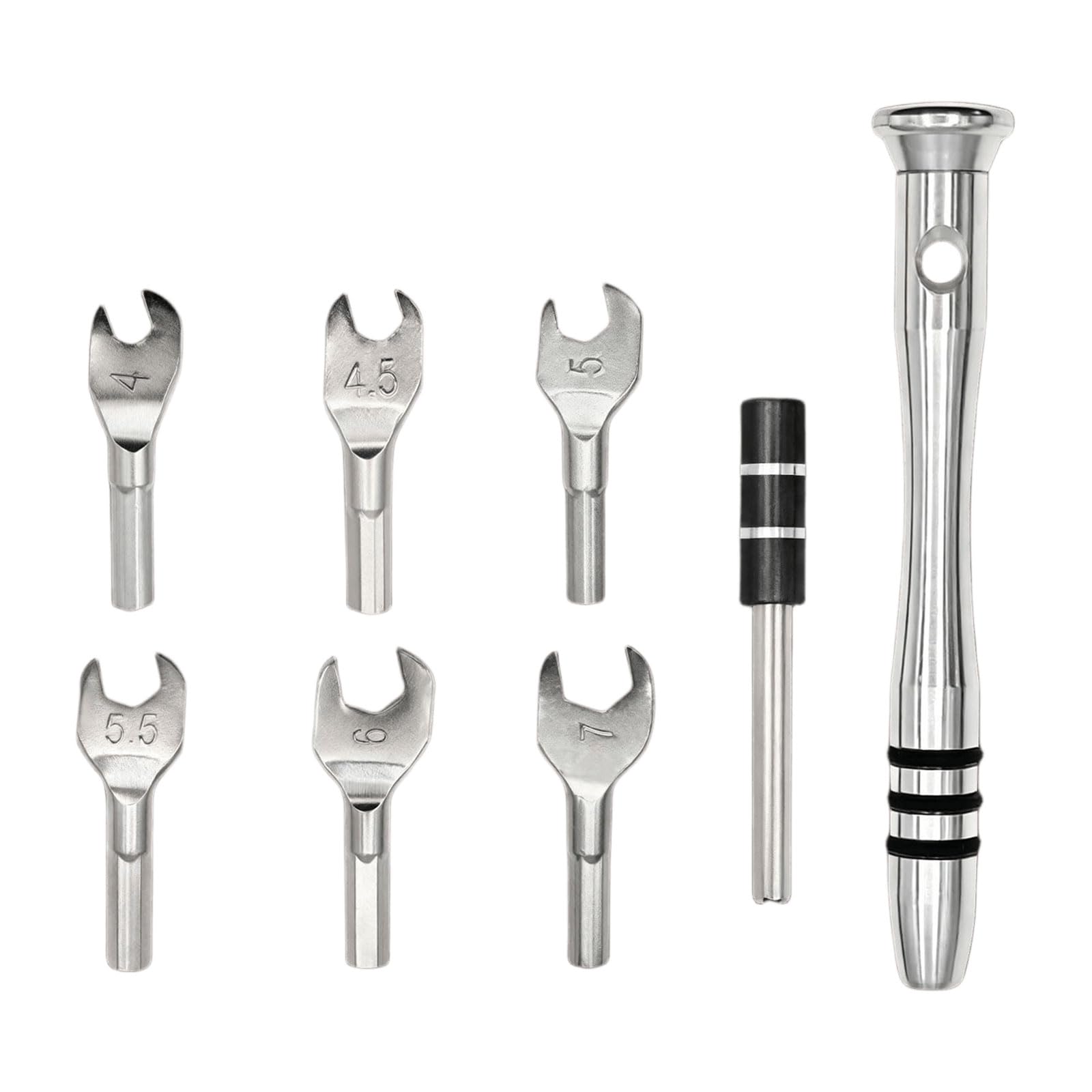 Fromceo 4.0Mm Wrench Set With Rotating Handle Quick Changing For Loosening Tightening Fasteners Nut Accessories Home