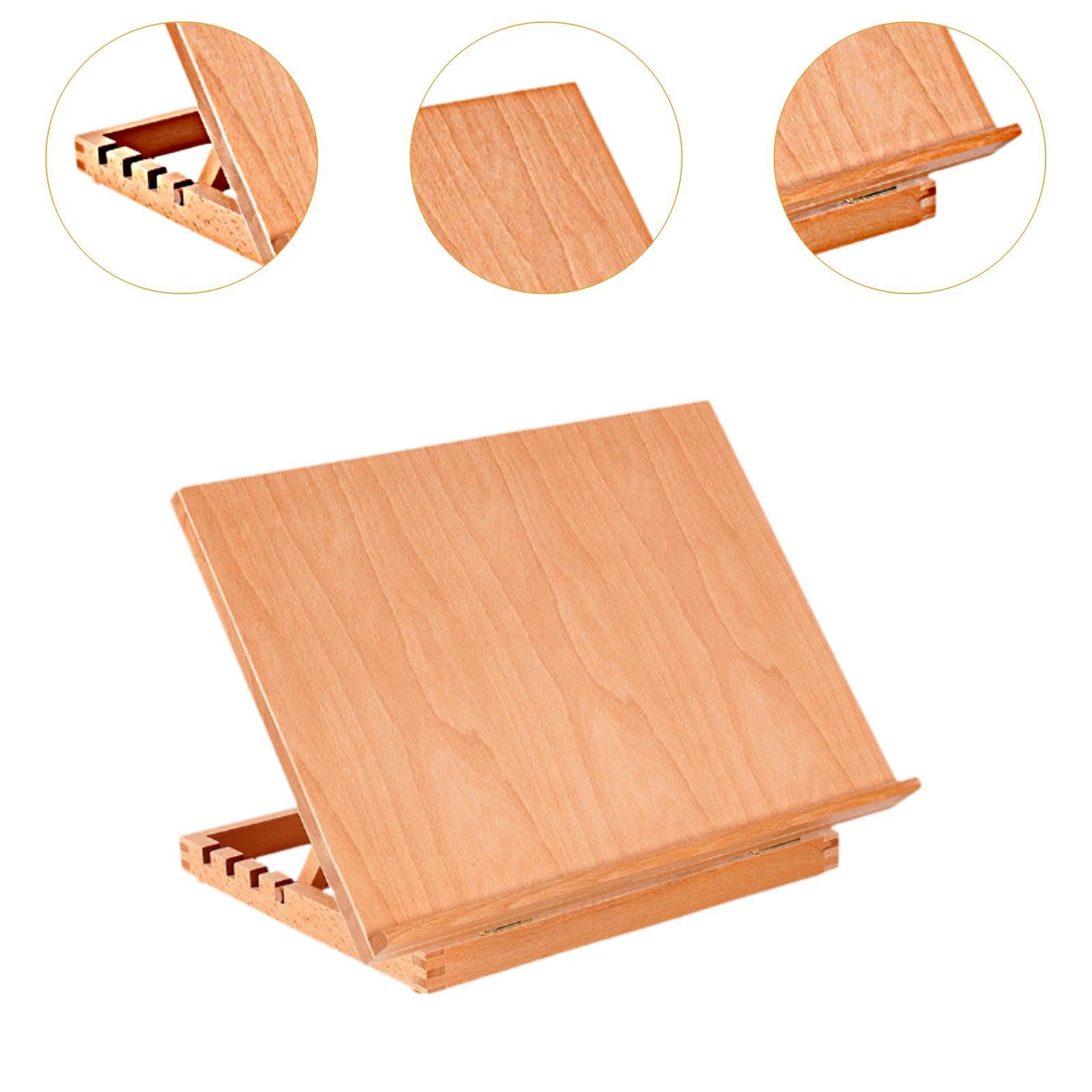 Caballete de Mesa Ajustable para Pintores, Caballete de Pintura, para Bocetos, Pintura Portátil, Dibujo a Partir de Libros de Cocina.