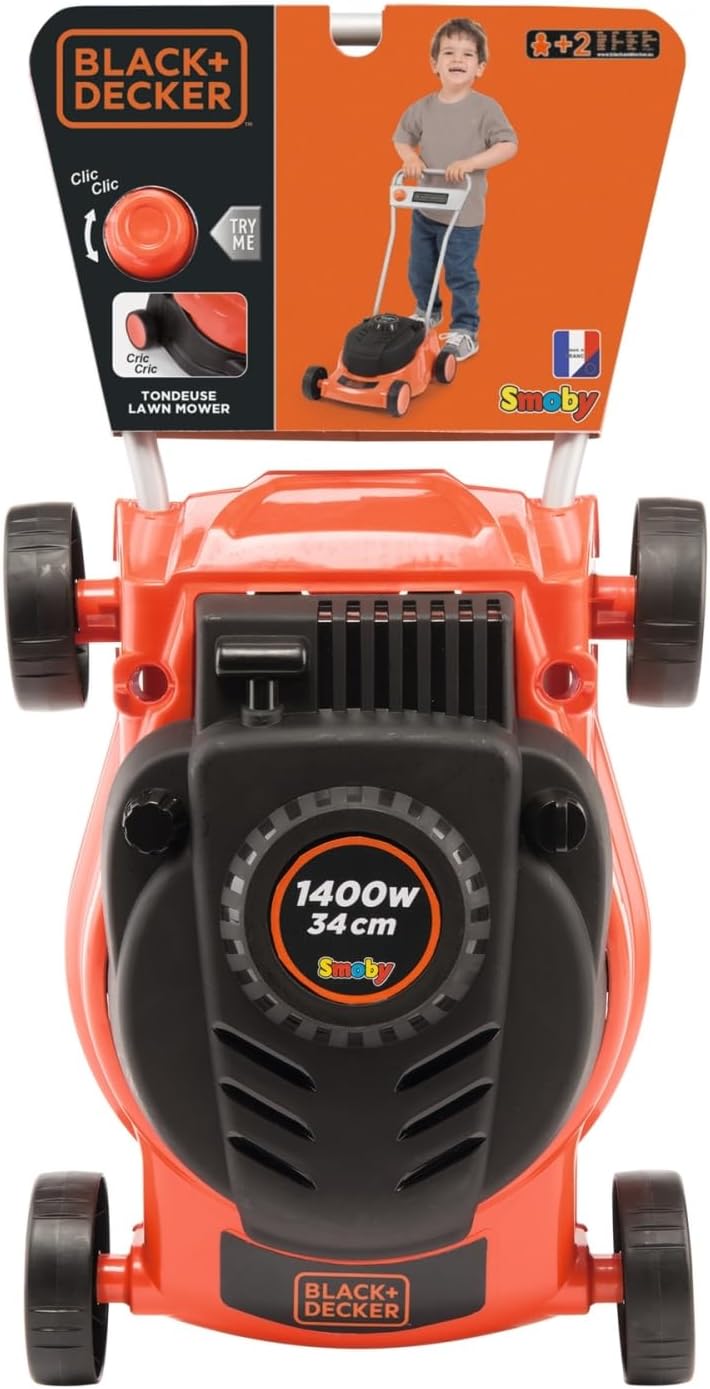 Smoby 7600360159聽-聽Black + Decker Lawnmower Toy