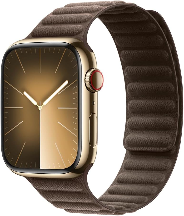 VeveXiao FineWoven Magnetic Link band Compatible with Apple Watch Band 49mm 45mm 44mm 42mm, Woven Loop Strap Magnet for iWatch Ultra 2/Ultra/SE 2/SE/Series 9 8 7 6 5 4 3 2 1