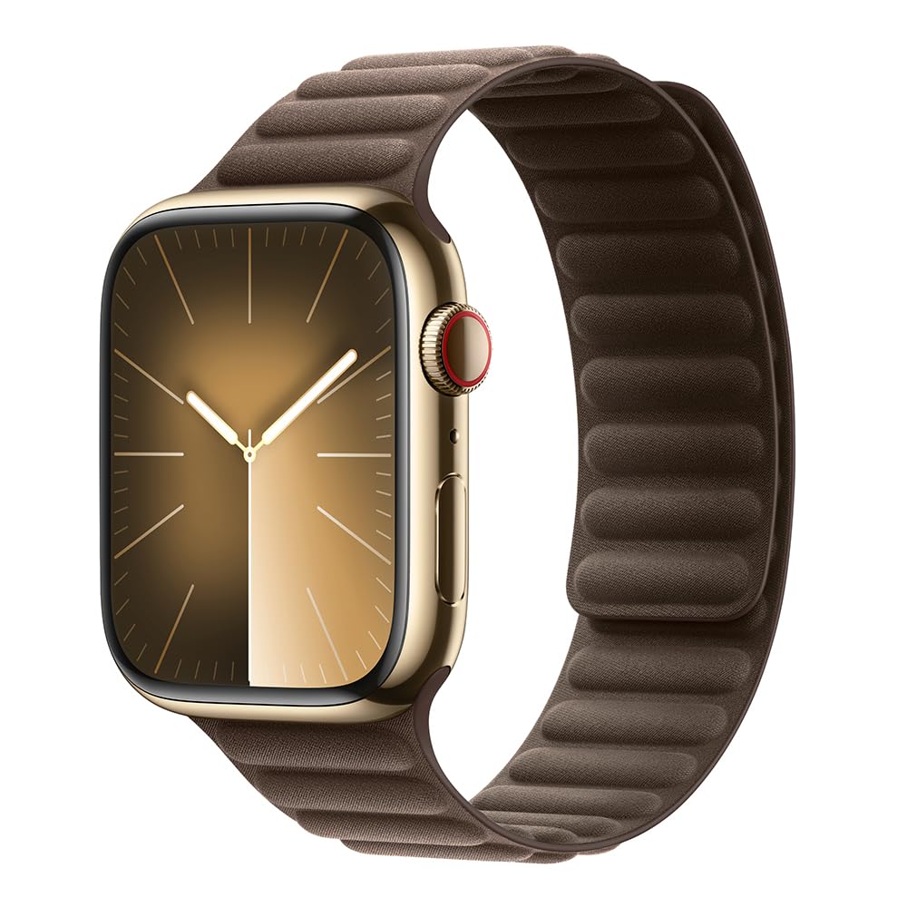 VeveXiao FineWoven Magnetic Link band Compatible with Apple Watch Band 49mm 45mm 44mm 42mm, Woven Loop Strap Magnet for iWatch Ultra 2/Ultra/SE 2/SE/Series 9 8 7 6 5 4 3 2 1