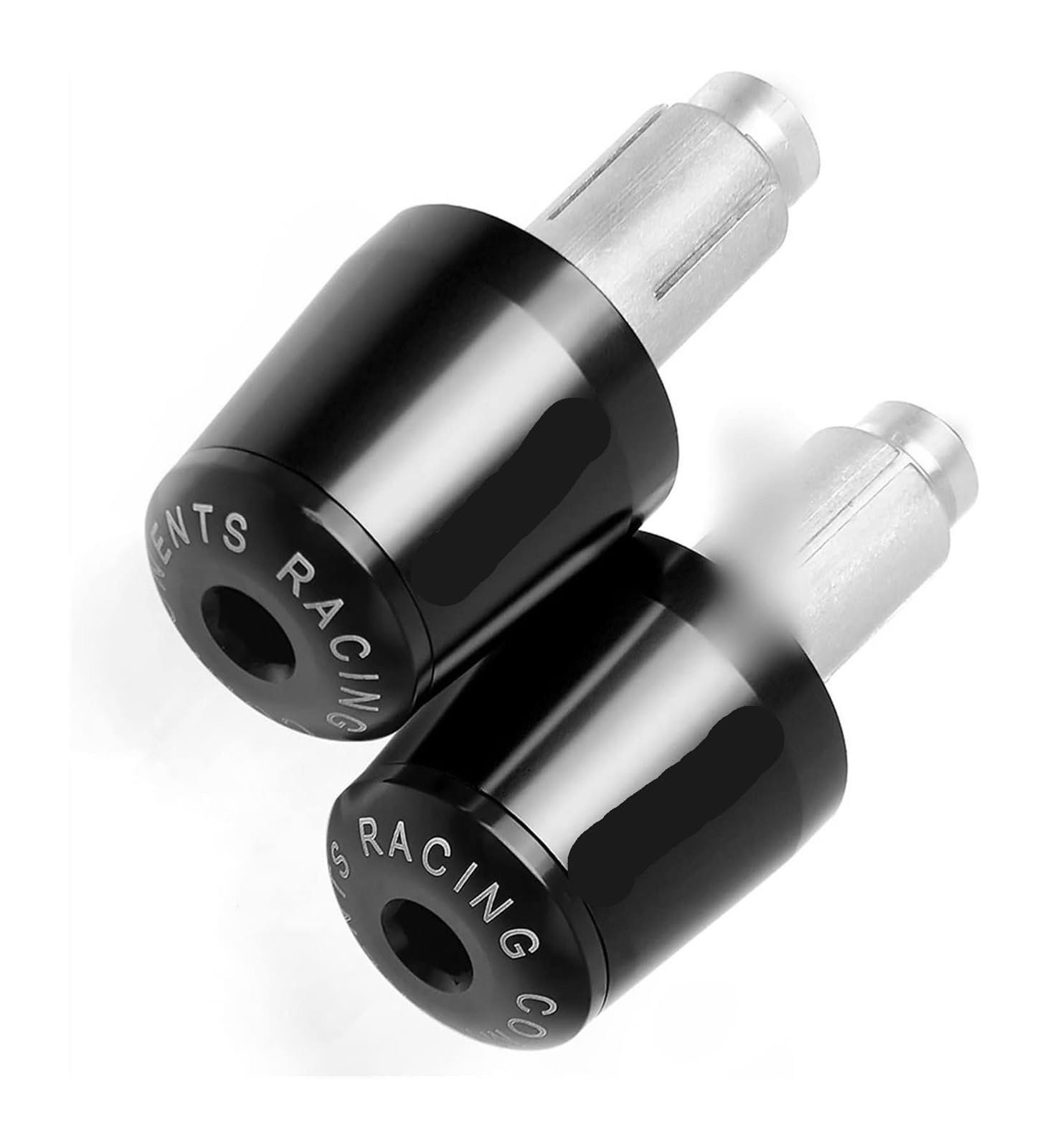 Contrappesi Manubrio Per XL600 LMF 1985 1986 XL 600 Moto 7/8"22mm Manopole Manubrio Alluminio Tappi Estremità Manubrio Tappi Manubrio Copertura Slider(Nero)