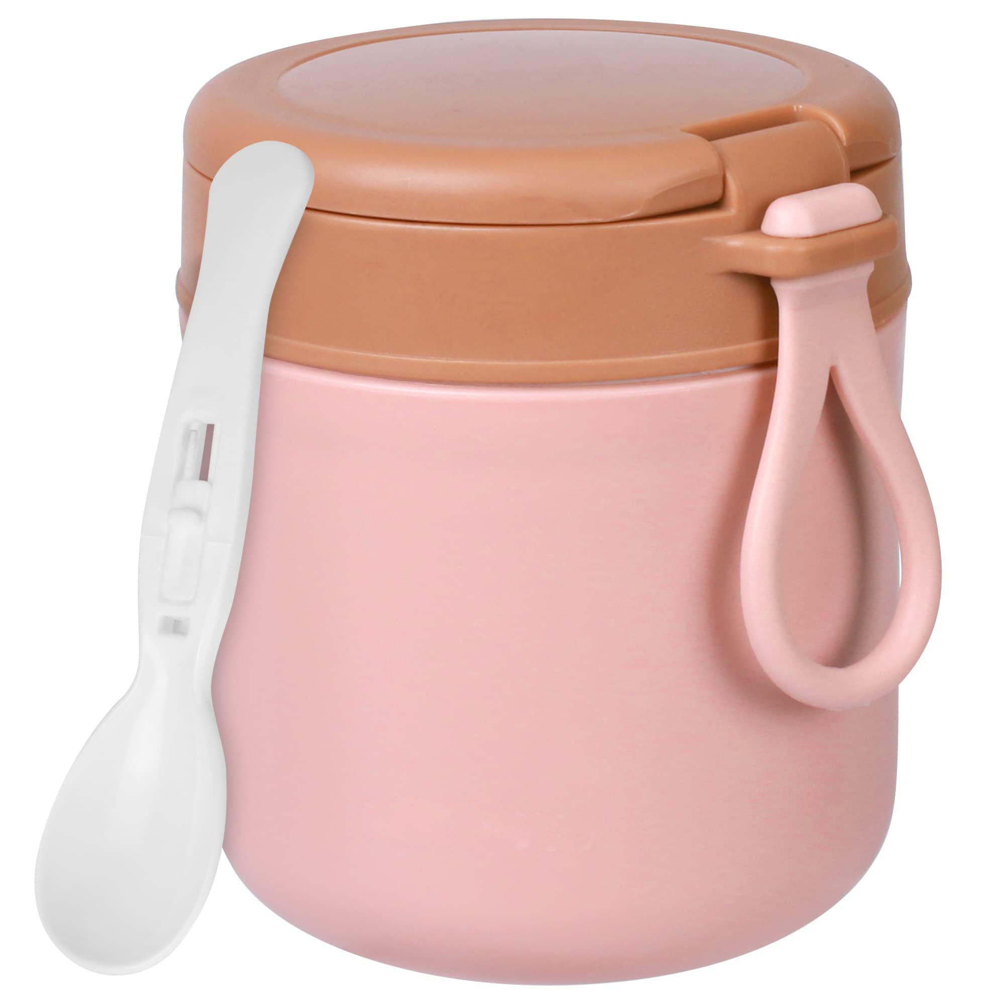 Soup Thermos With Foldable Spoon Stainless Steel Vacuum Insulated