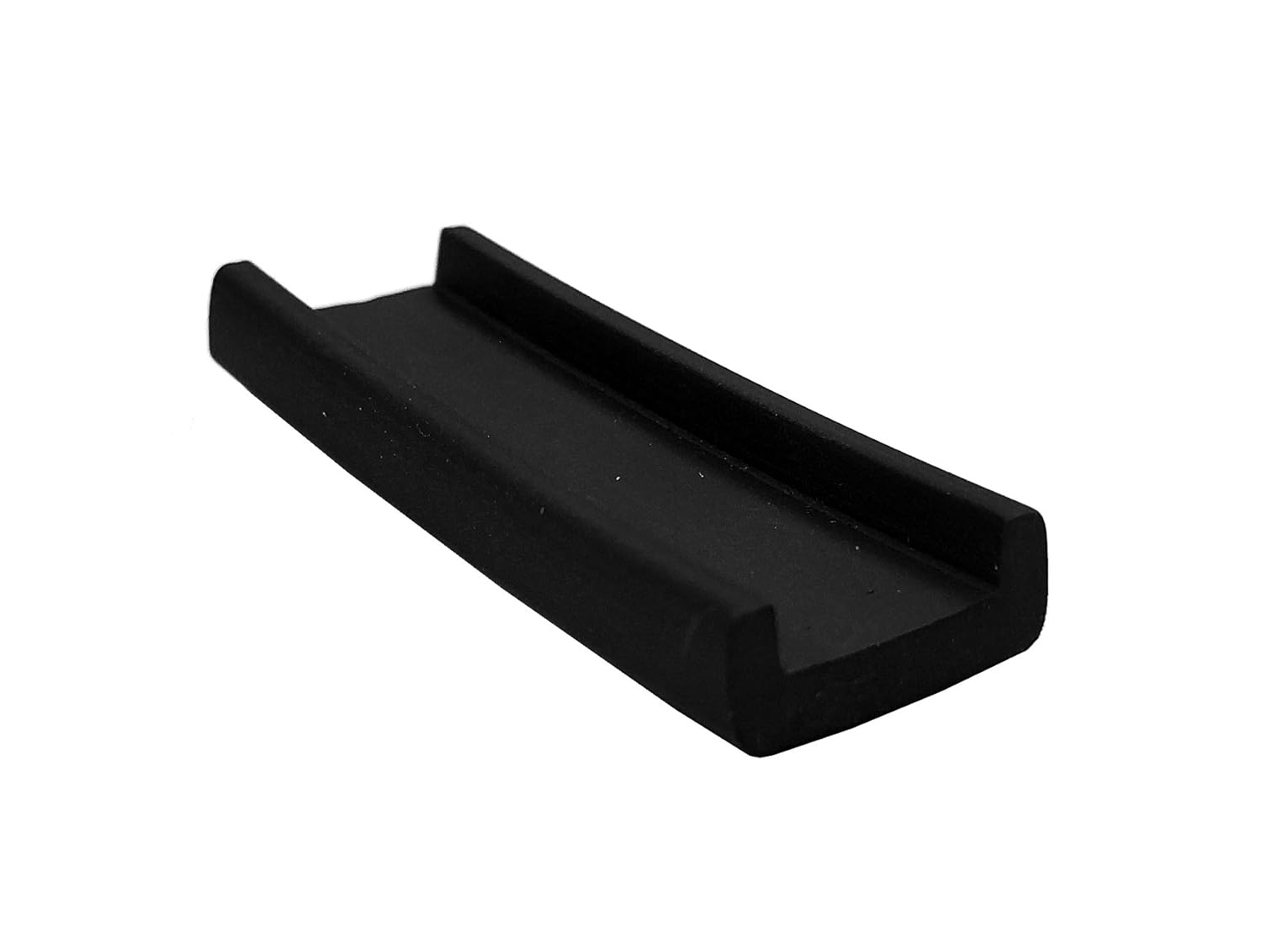 Herco 50-2090 Neoprene Rubber Shallow U-Channel Extrusion (Plain Back) 1/2 Slot Width - 20 ft.