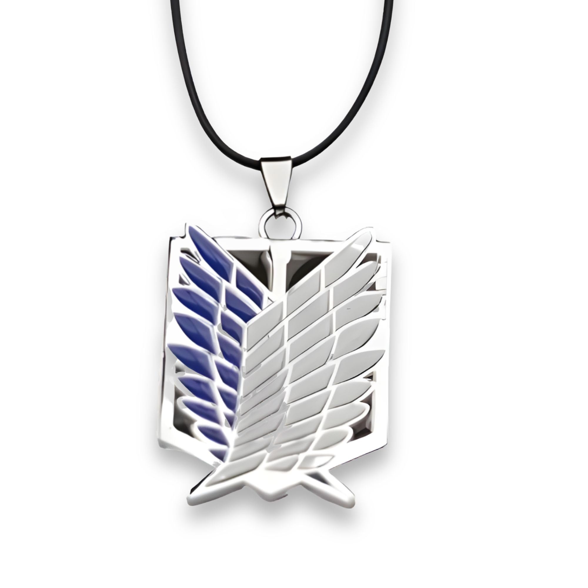 || Anime Attack on Titan Locket with Double Bands Beautifully Designed Strawhat Pendant Necklace, ideal gift For Boys, Men and Women