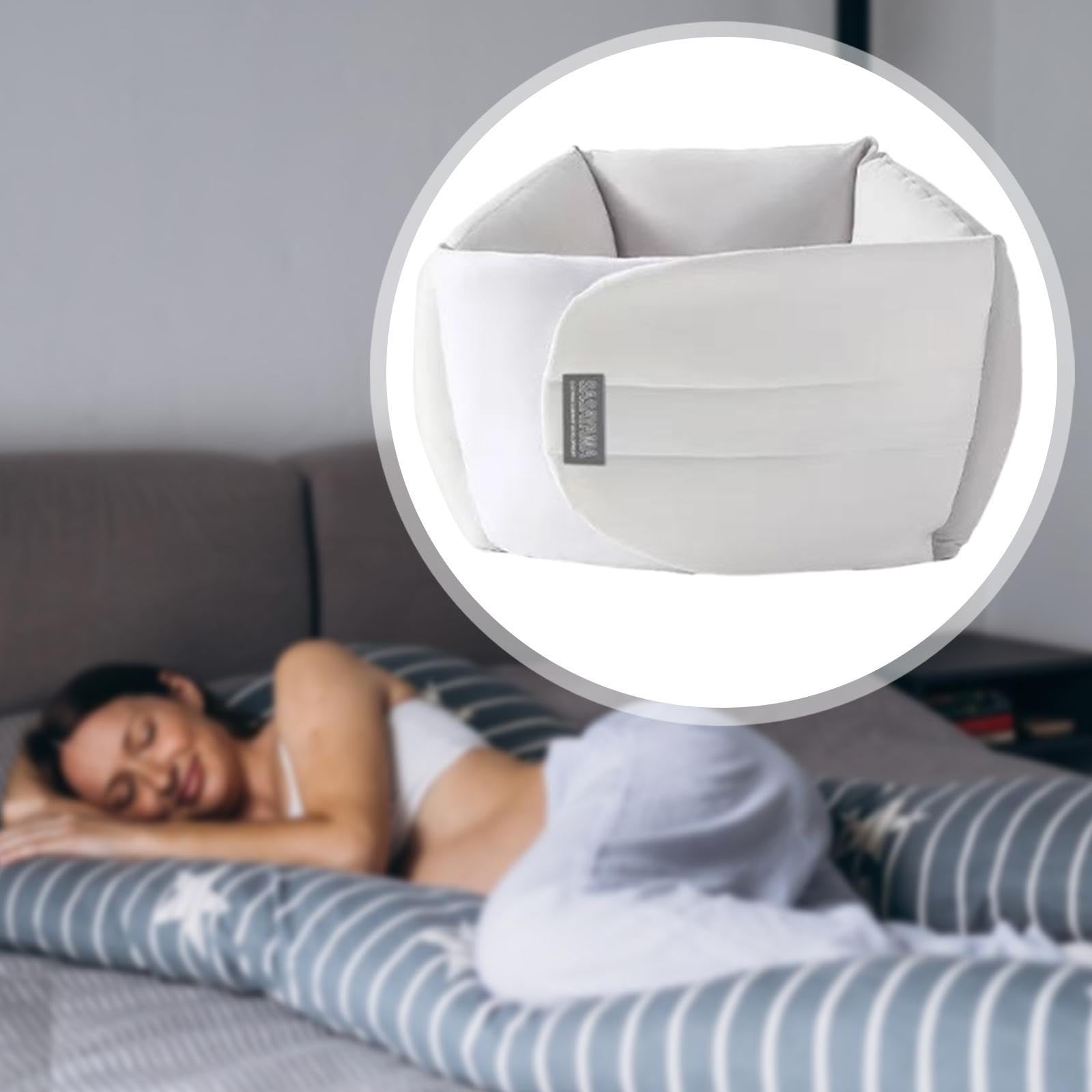 Cuscino Supporto Lombare Cuscino Laterale Sostegno Zona Lombare per Riposo Notturno Rotolo Ergonomico per Sedia E Letto Ufficio Fascia Elastica Spande, M