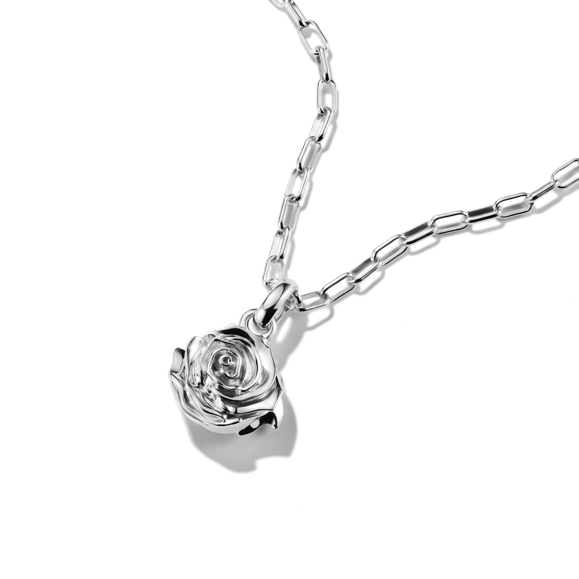 Thomas Sabo Pendentif Charm fleur de rose Connect argent Argent 925 Recyclé