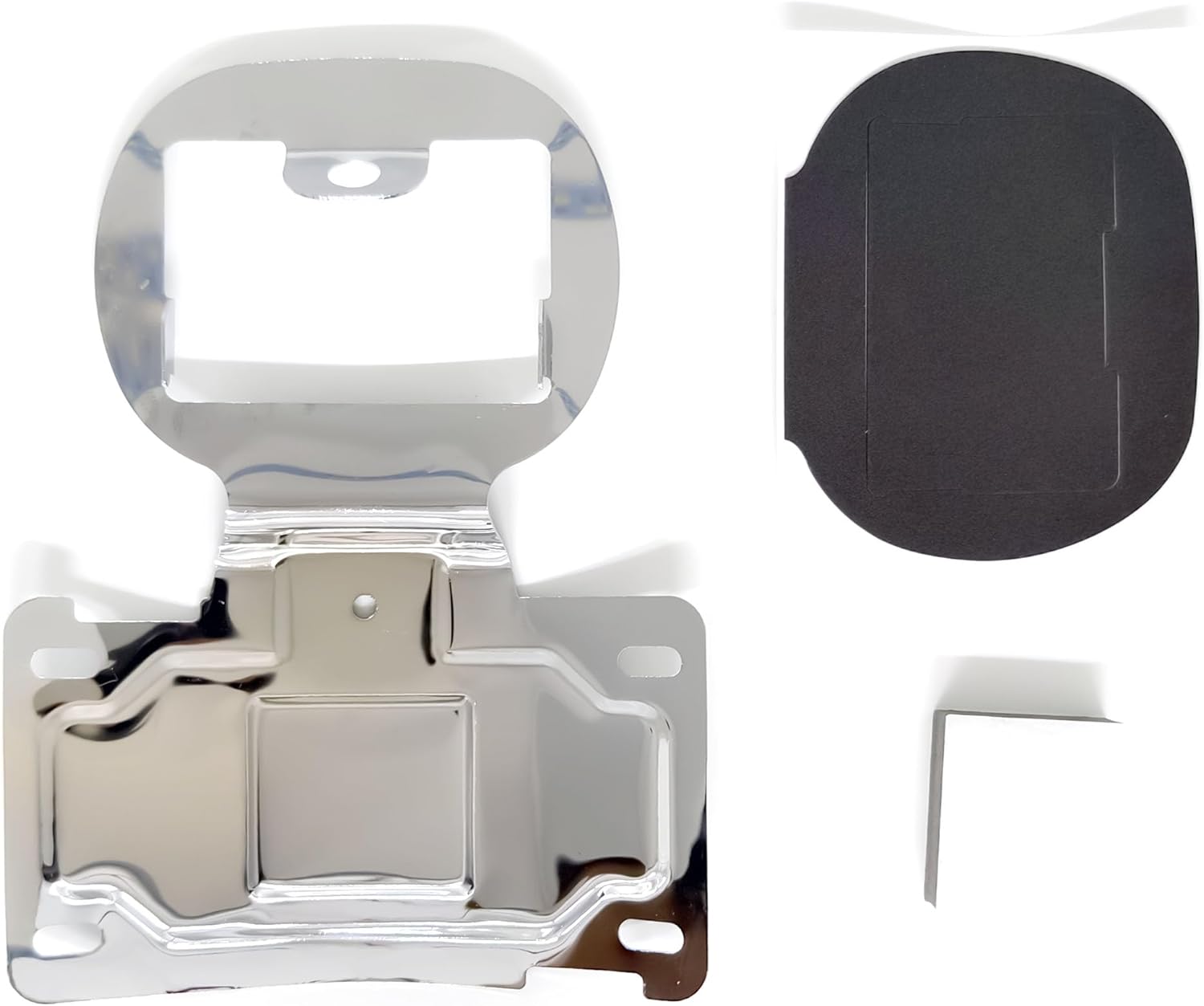 Motorcycle License Plate Frame License Bracket Mount Kit for Harley Electra Glide Road Glide Ultra Limited CVO FLHTKSE FLHTCU FLHTCUL FLHTKL FLTRUSE (Chrome)