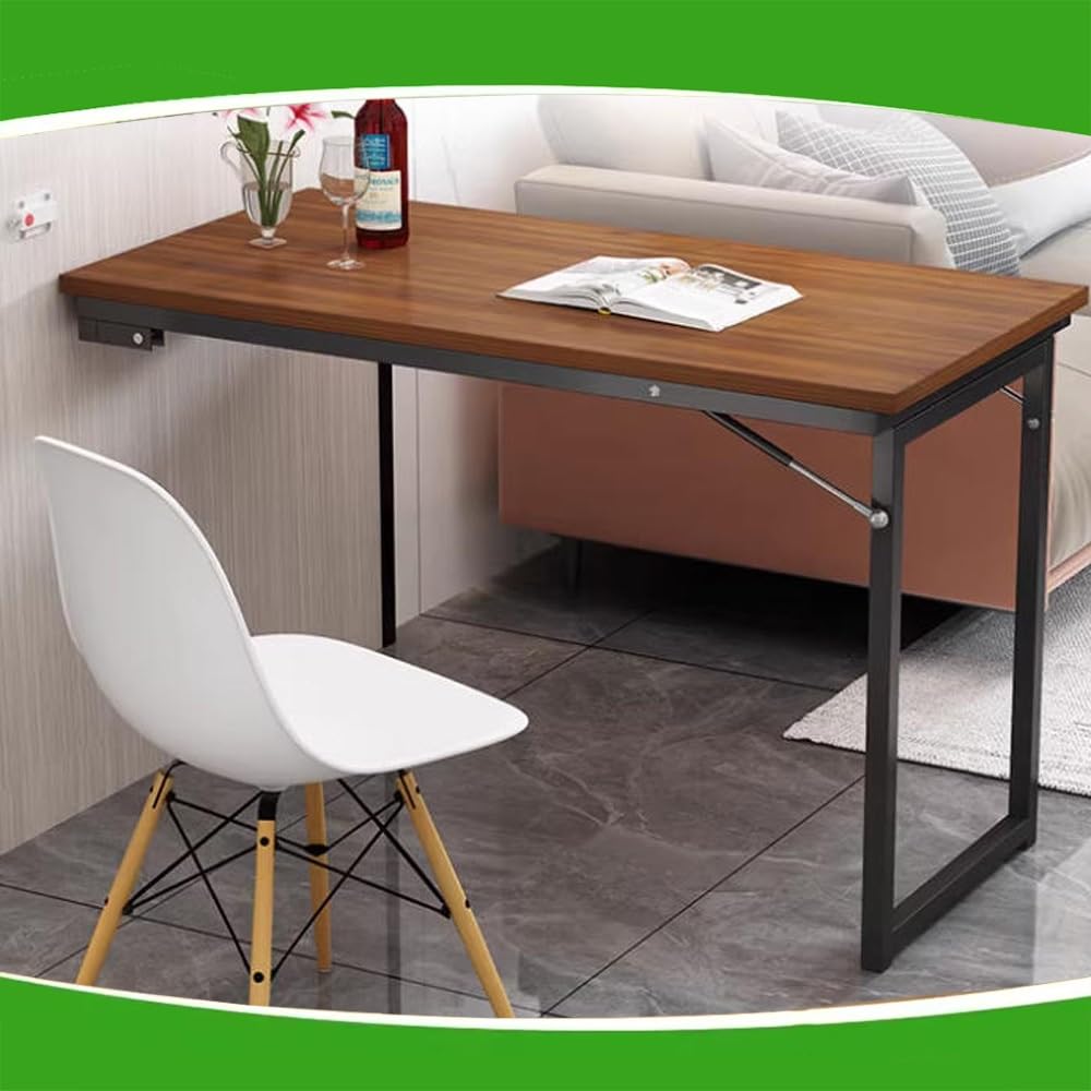 Table de cuisine pliante en bois pour petit appartement et studio
