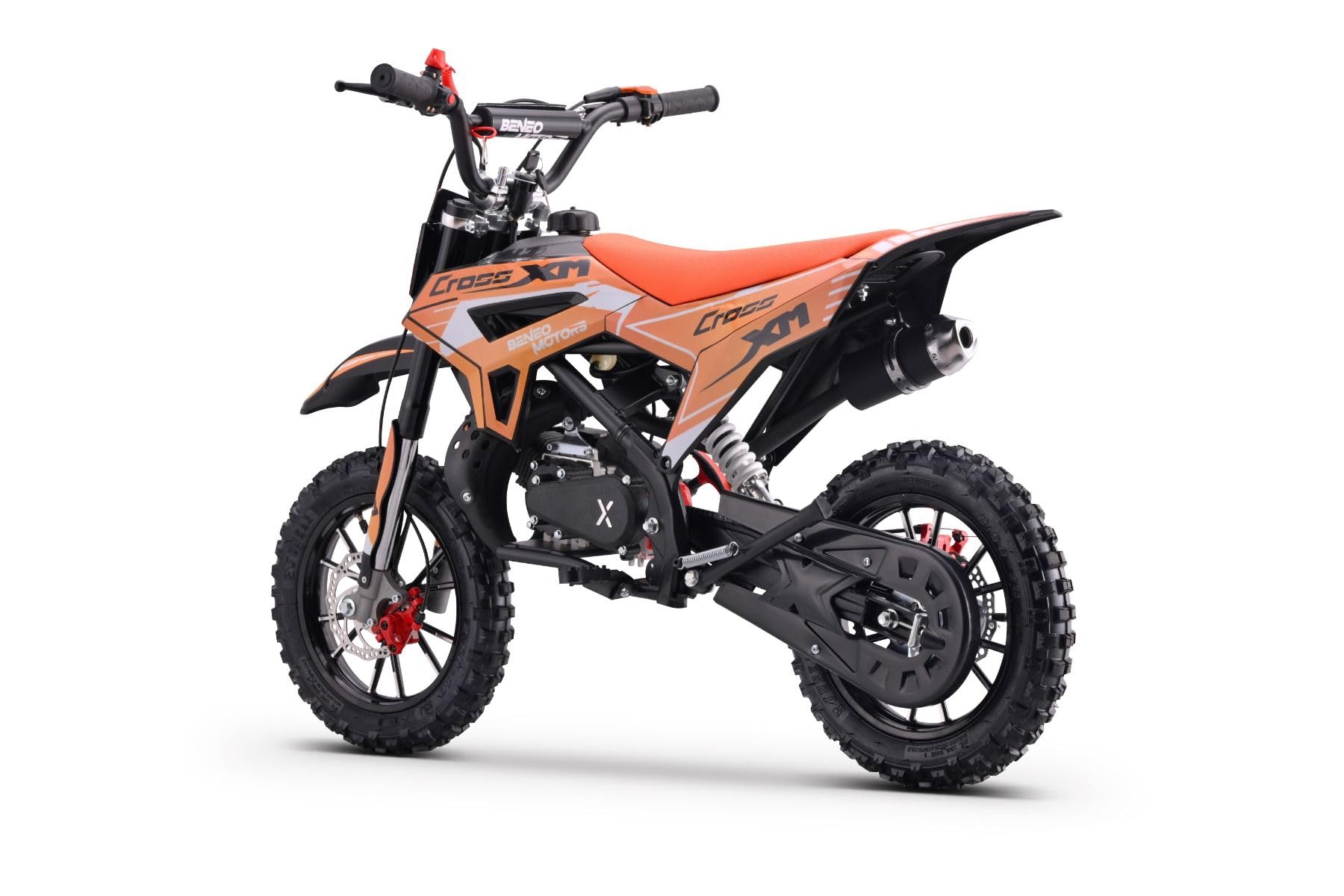 Moto de cross para niños Beneo Motors CROSS XM Naranja - 50cc