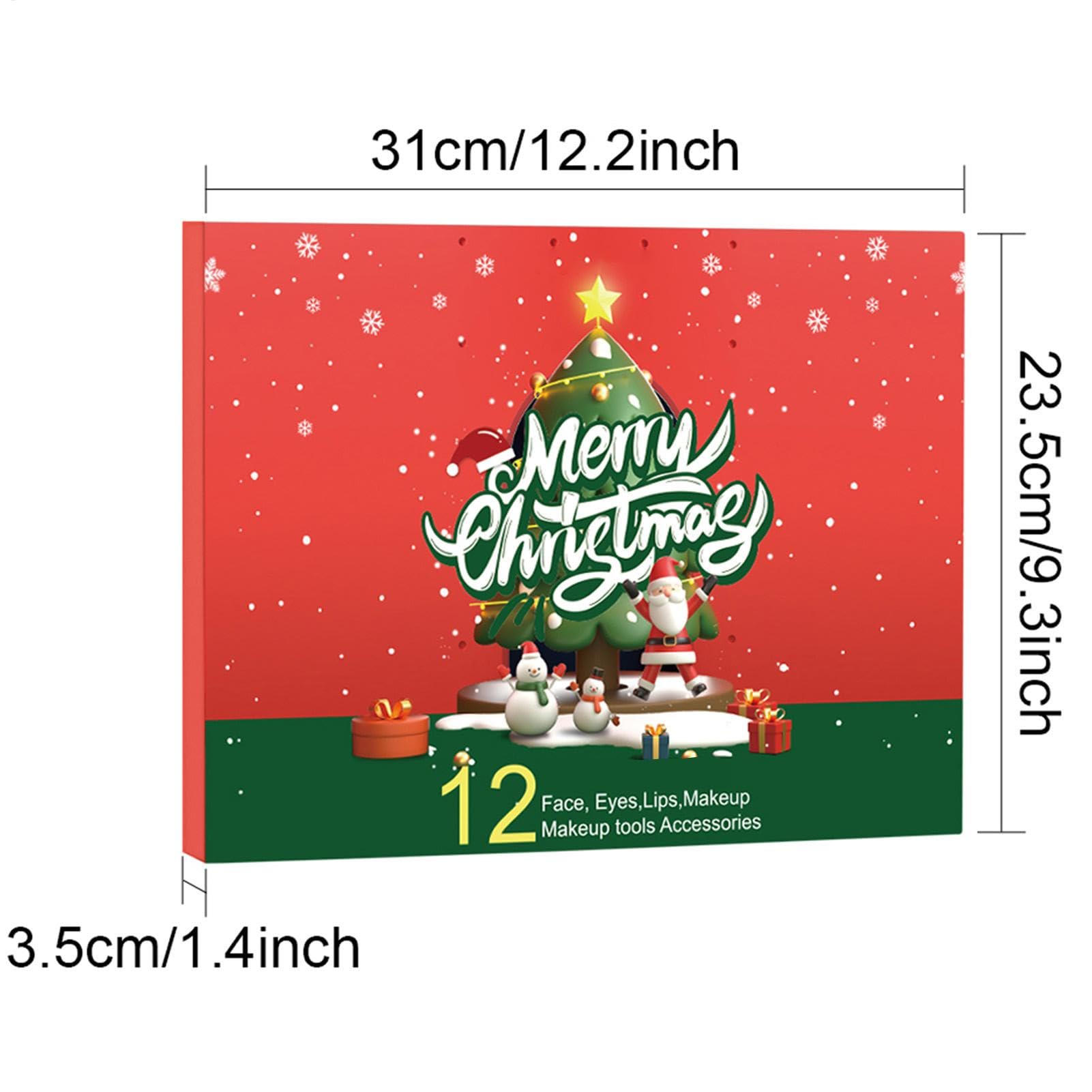 Make-up Adventskalender 12 Tage | 2024 Adventskalender für Frauen Für Frauen, Mädchen, Mütter, Beauty- und Make-up-Fans, Sammler, besondere Anlässe,