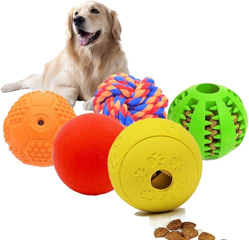 5 Different Functions Interactive Dog Toys, Dog Puzzle Toys, Dog