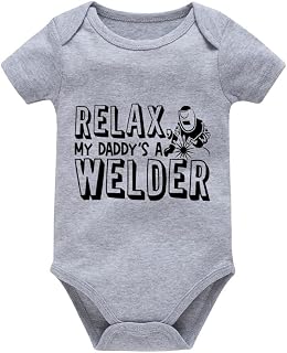 Daddy Onesie for Baby Funny Cute Infant Creeper One-piece Romper Outfit Daddy Baby Clothes Newborn Bodysuits Cotton