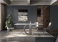 Vista 272 de Dimoon 236''x17.7'' White Thicken Peel and Stick Wallpaper Contact Paper Modern Self Adhesive Wall Paper Removable Renter Friendly Textured Solid