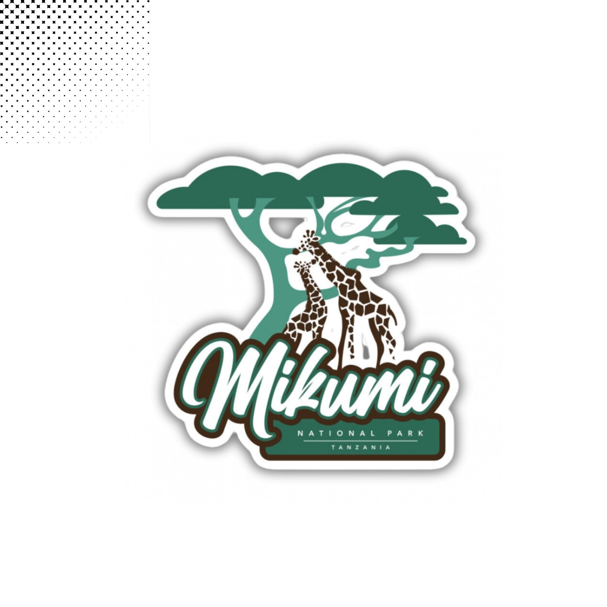 Mikumi National Park Sticker, Travel Sticker, Traveler Gift