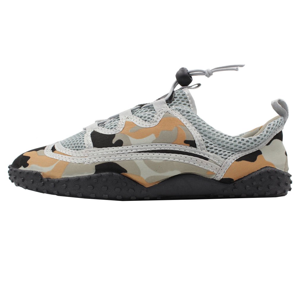 Wave Men's Waterproof Water Shoes (8, Grey Camo)